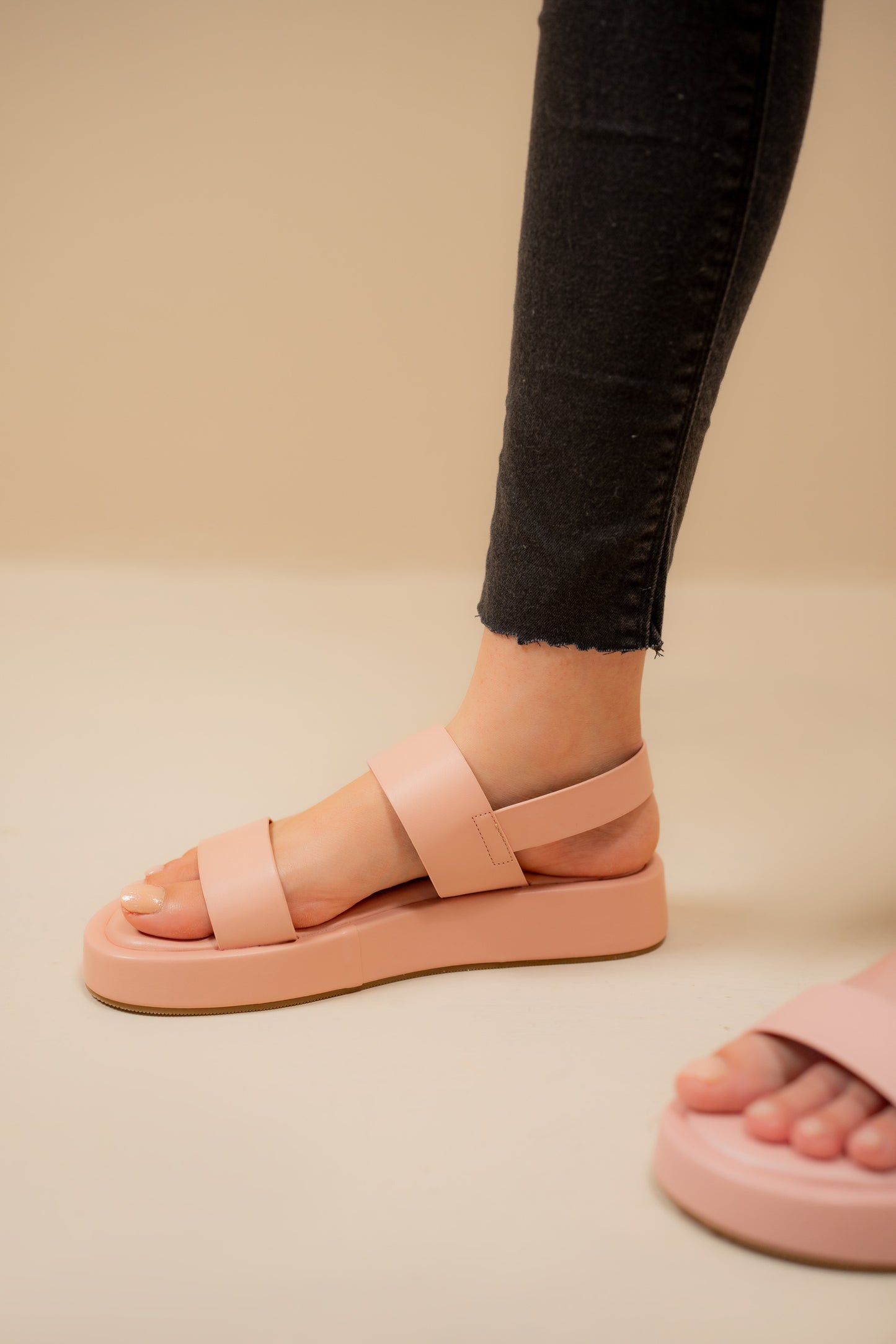 Pink Everyday Flatform Sandals
