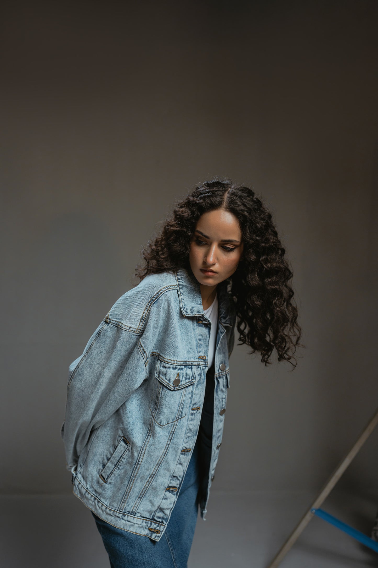 Pocketed Denim Jacket