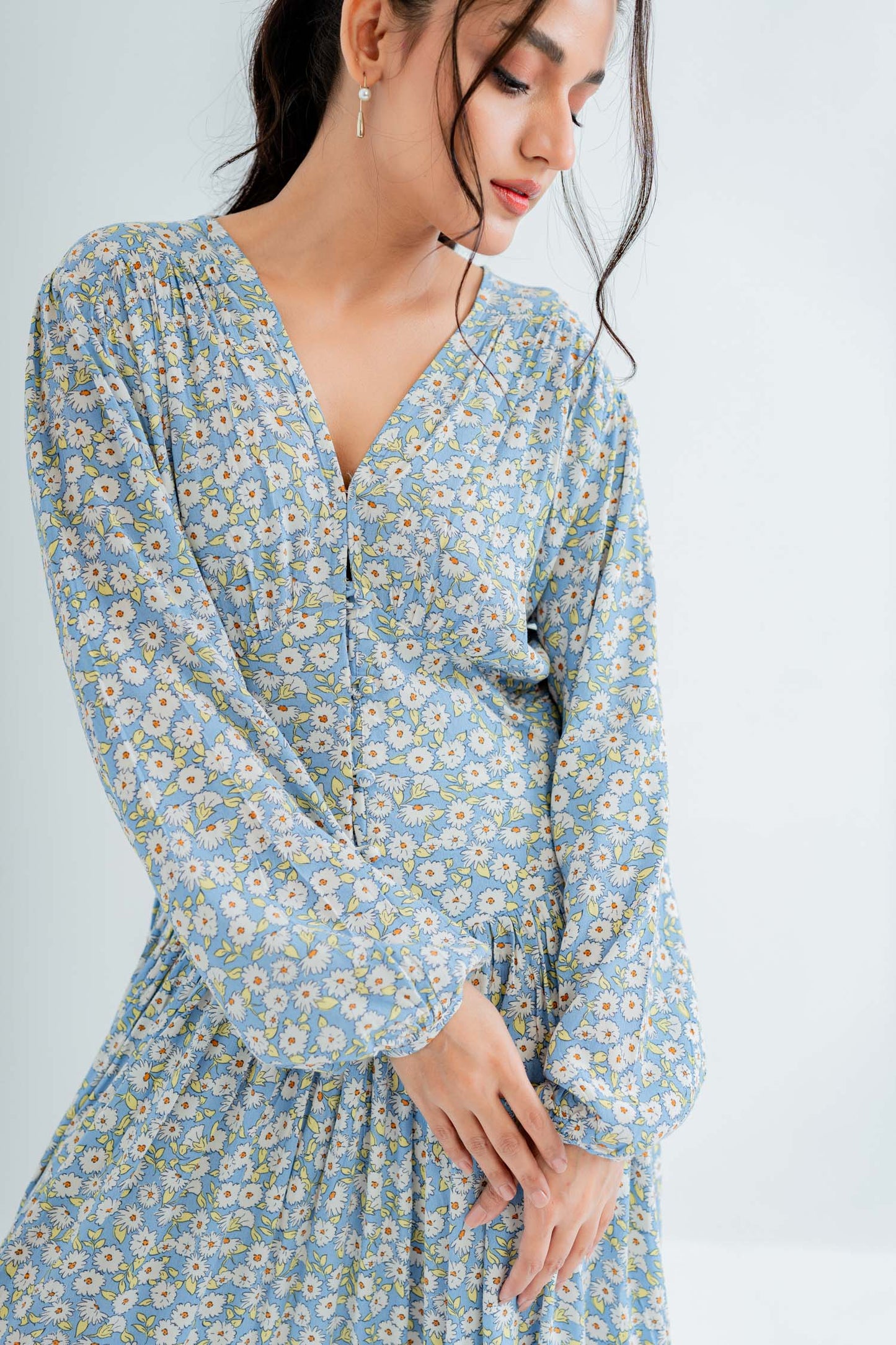 Printed Floral Dress