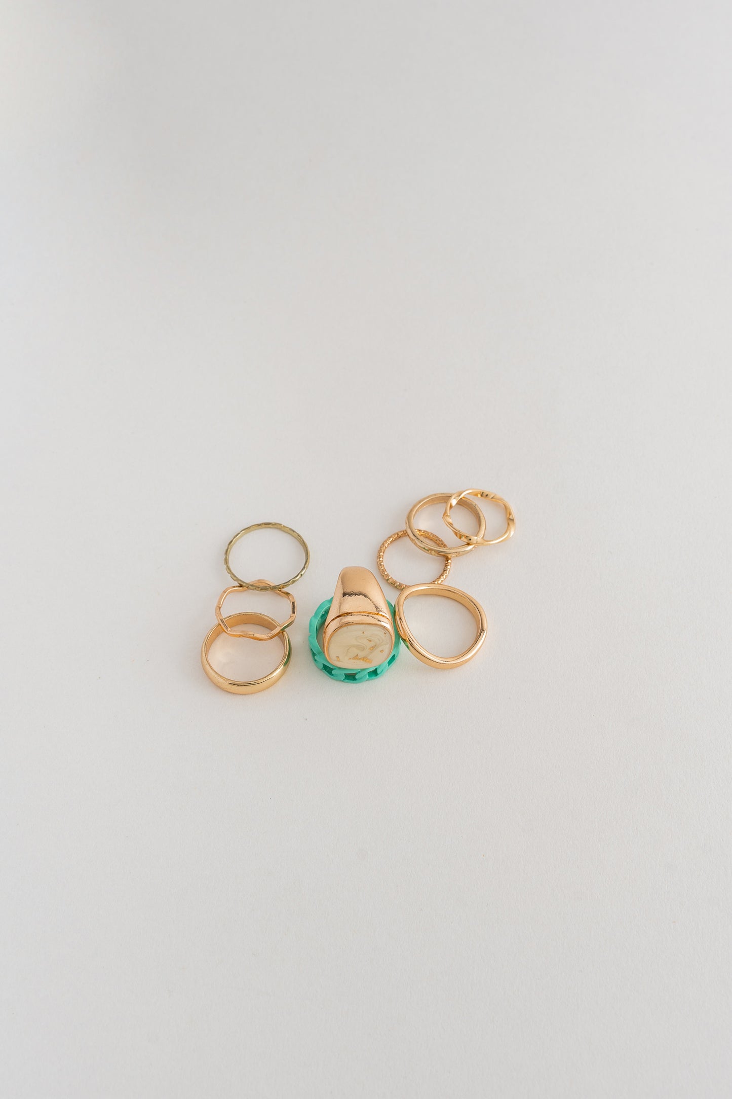 Gold Rings Set