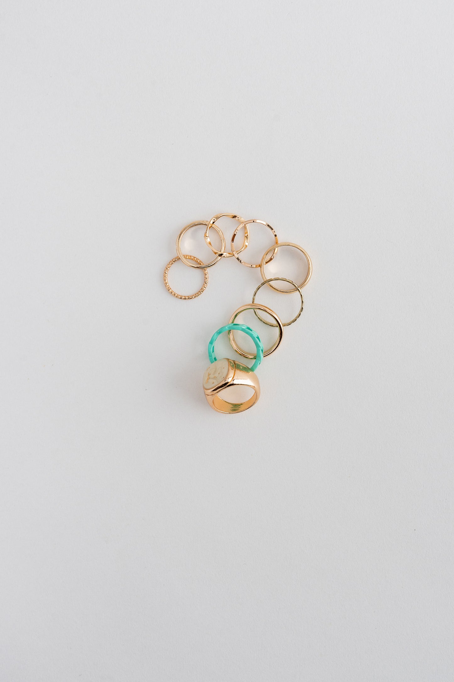 Gold Rings Set