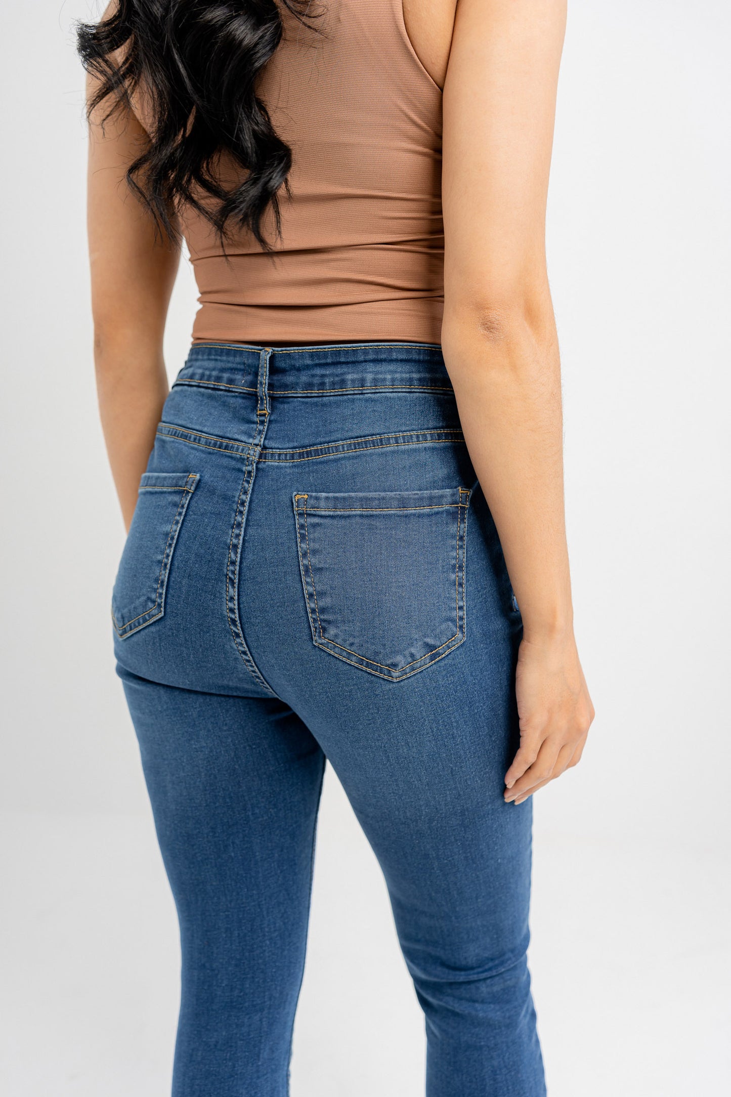 Skinny Fit Minor Fault Denim Jeans - Hustle N Holla