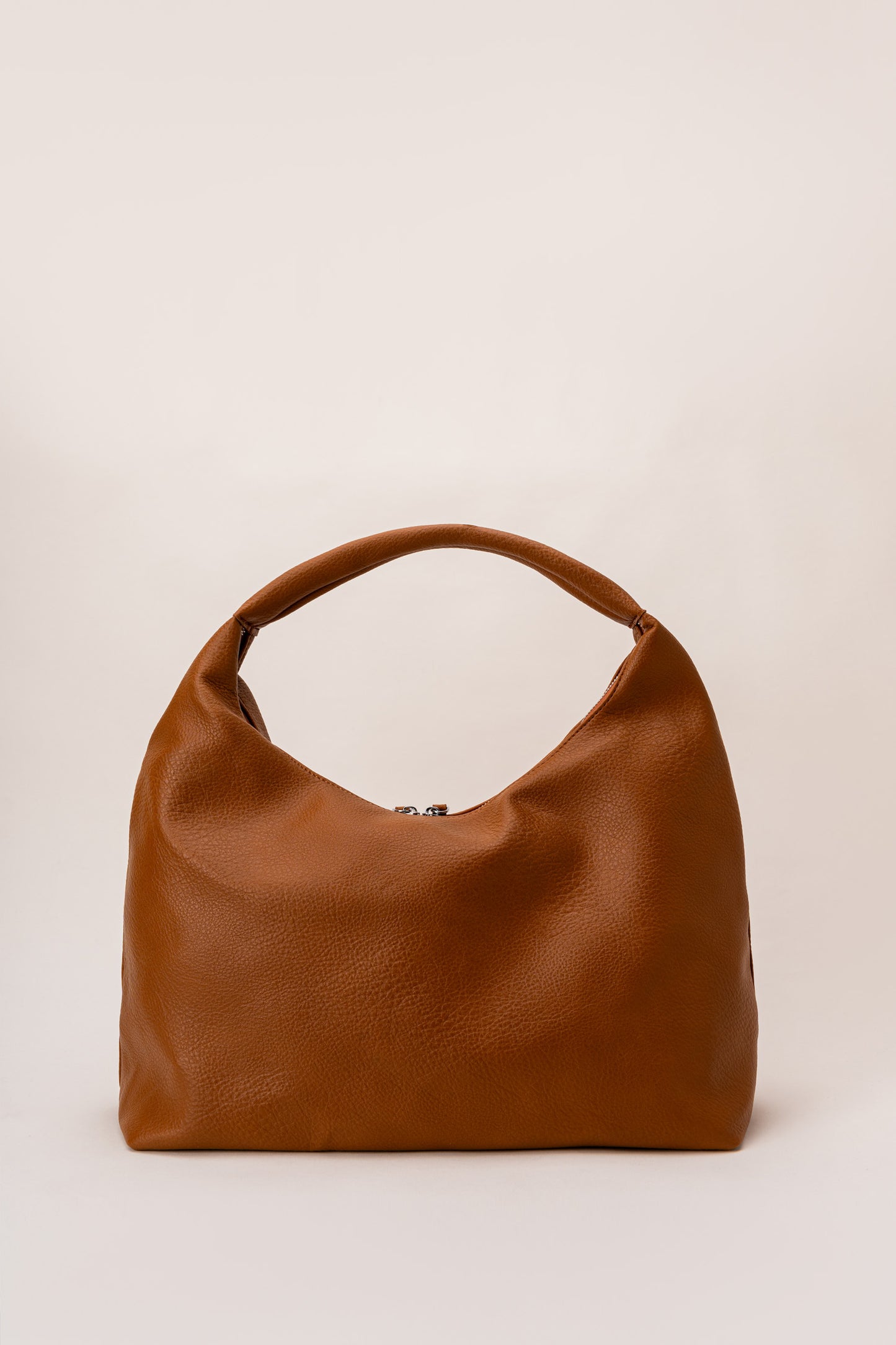 Tan Leather Tote Bag
