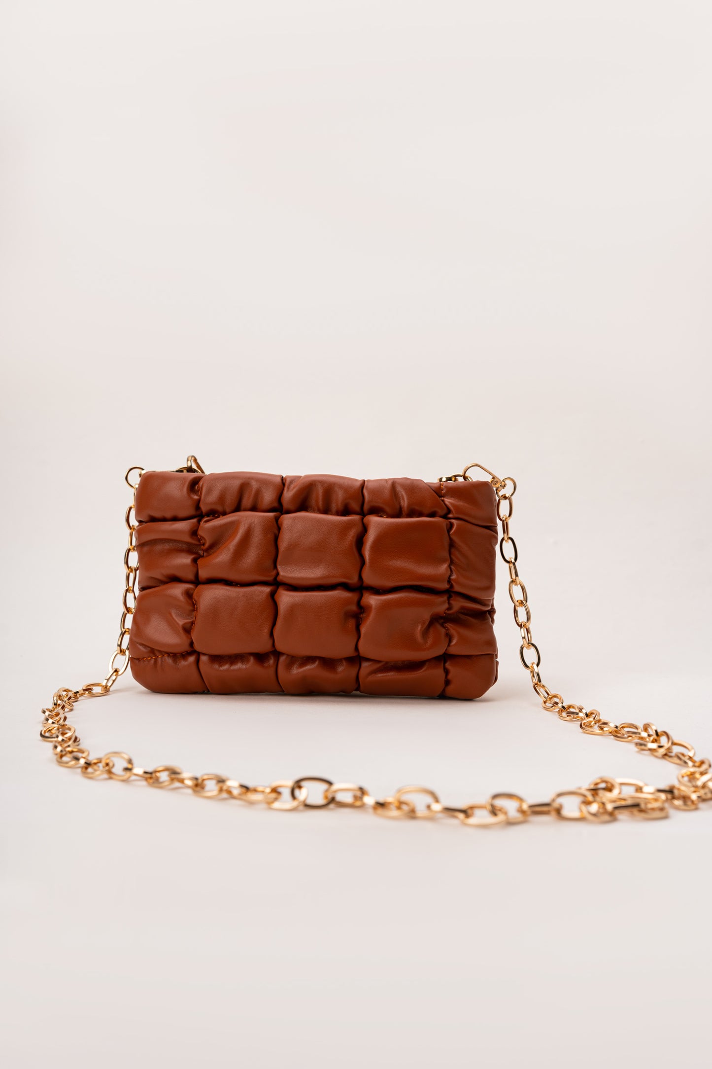 Tan Quilted Bag