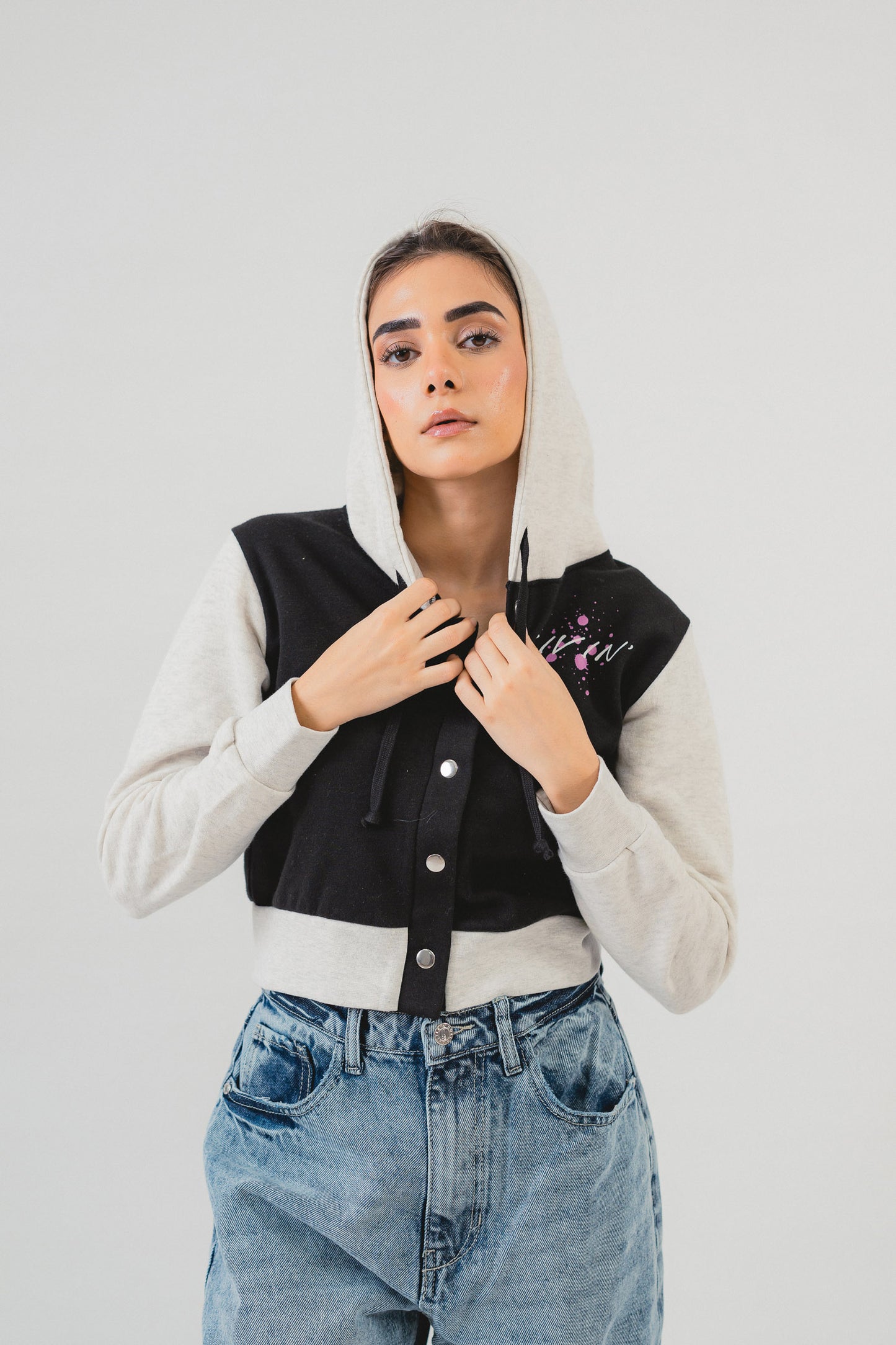 Black & Grey Hoodie