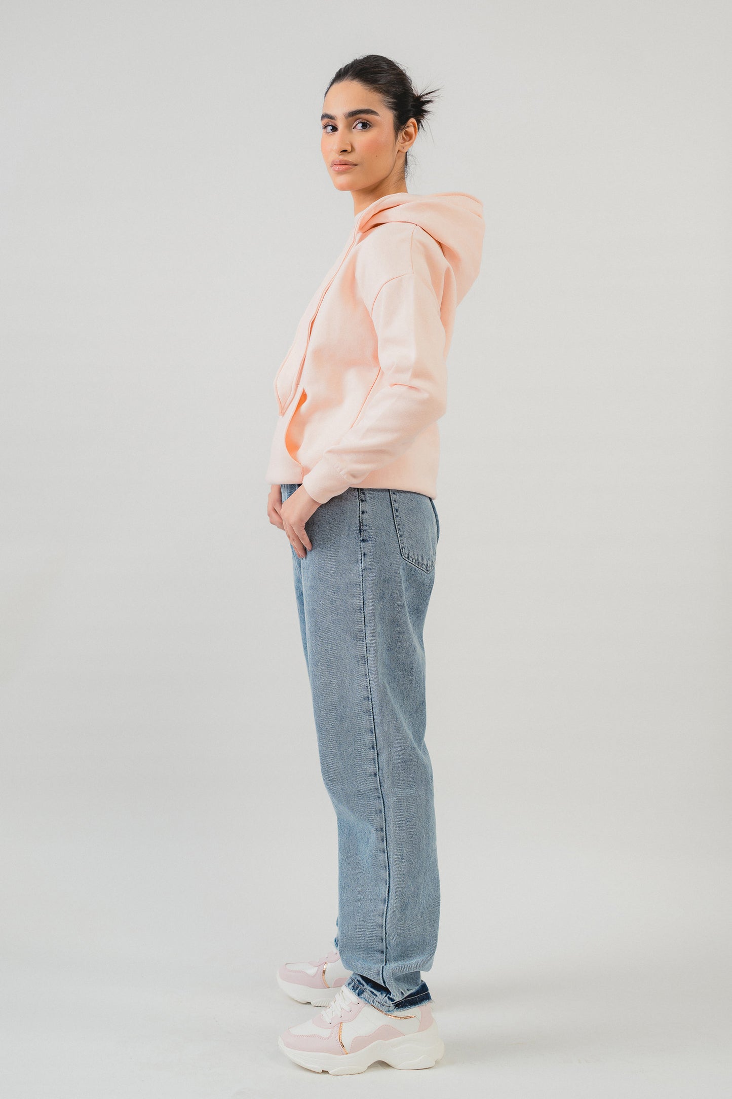 Oversized Pink Hoodie