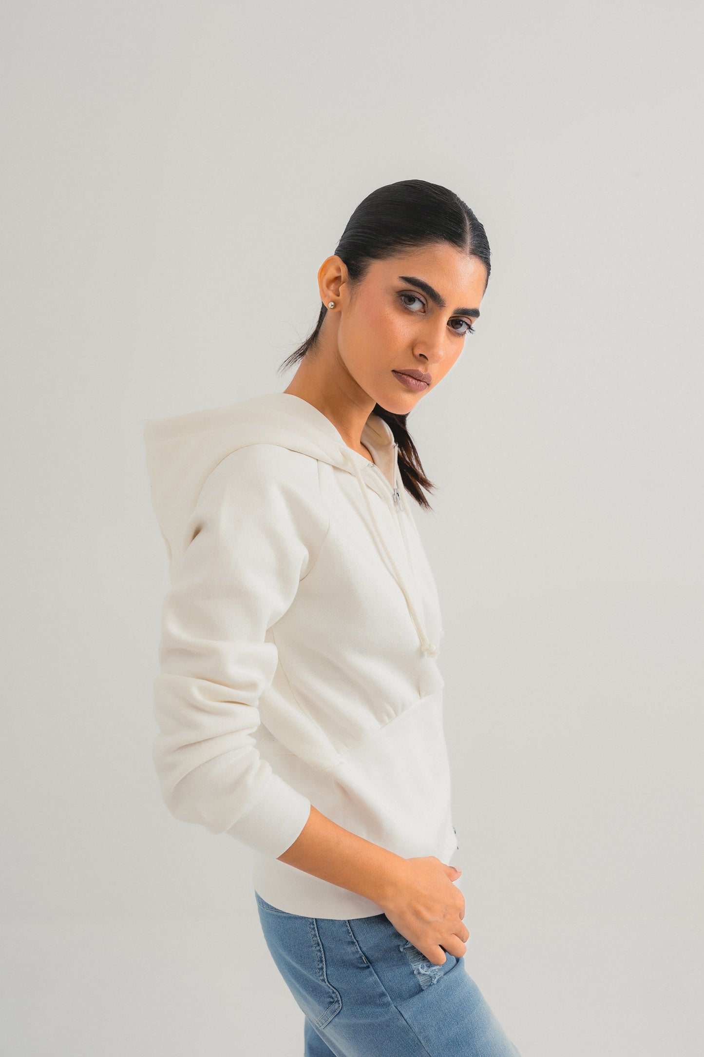 White Hoodie