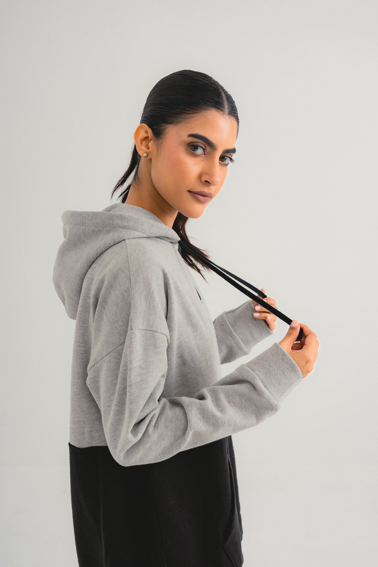 Grey & Black Hoodie