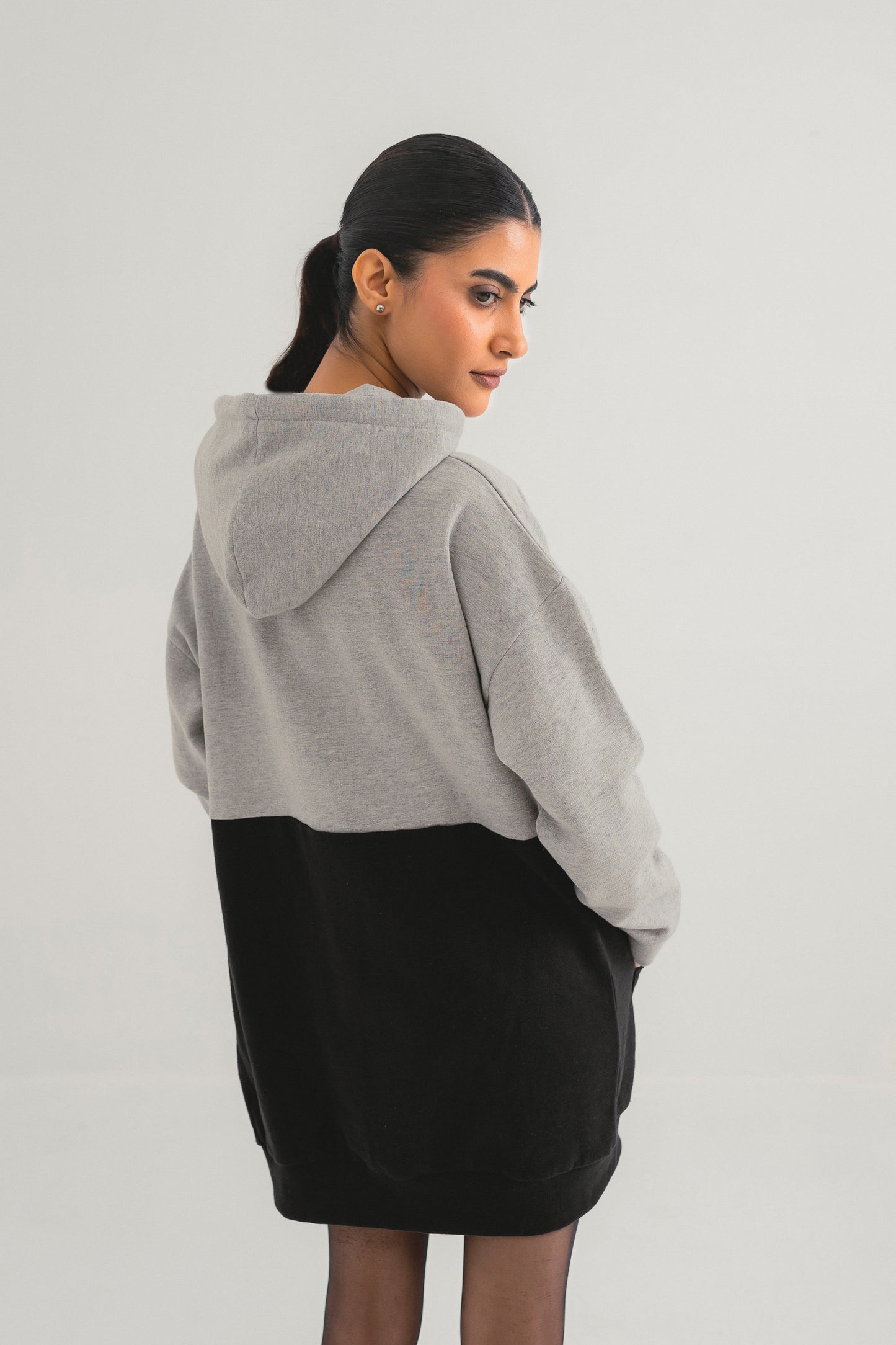 Grey & Black Hoodie