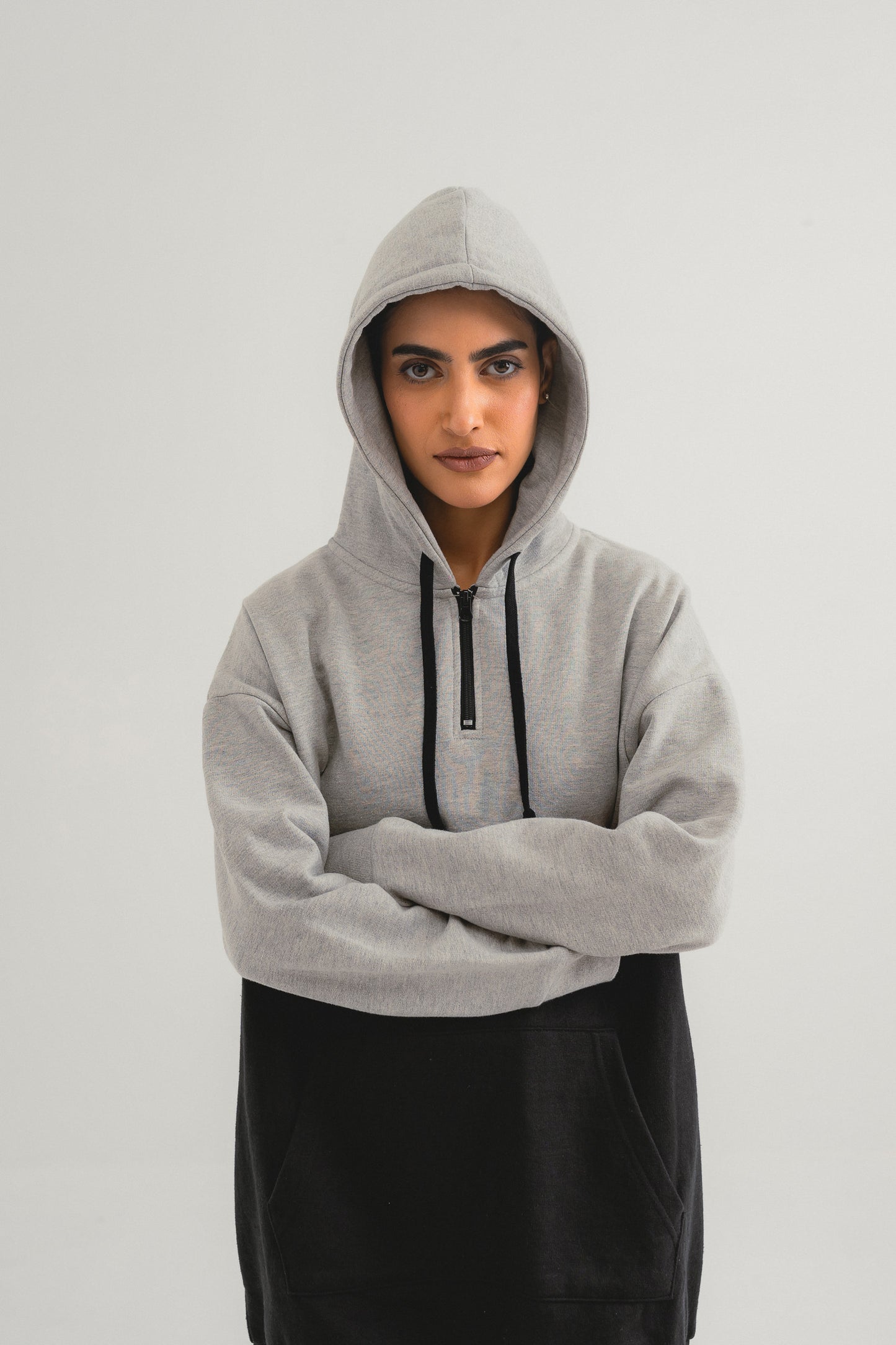 Grey & Black Hoodie