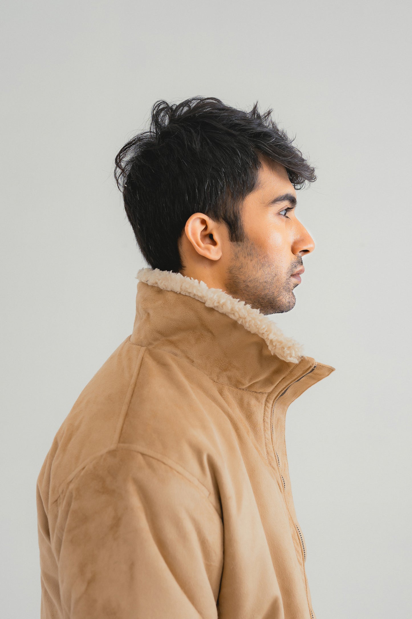 Beige Suede Jacket