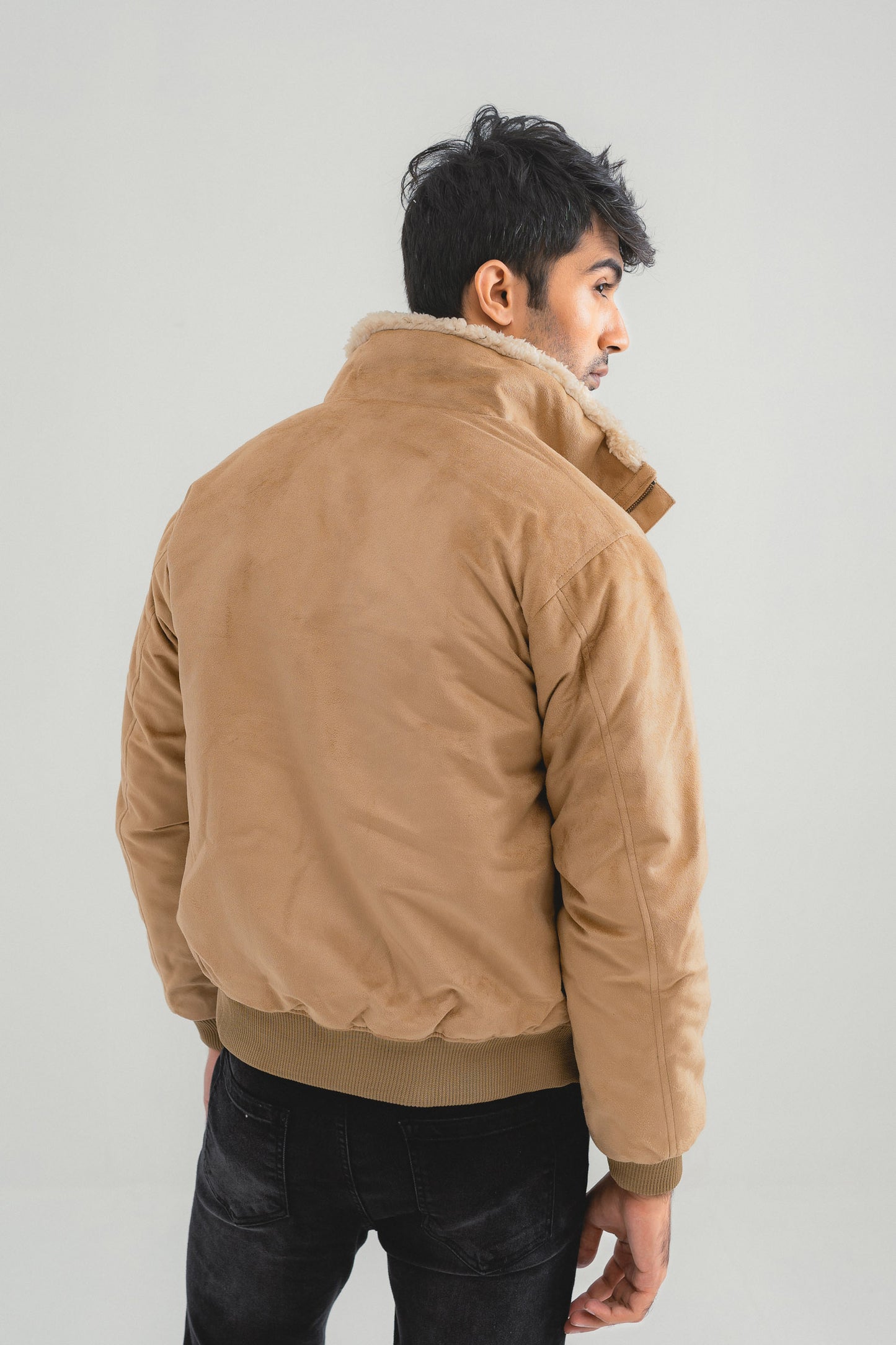 Beige Suede Jacket
