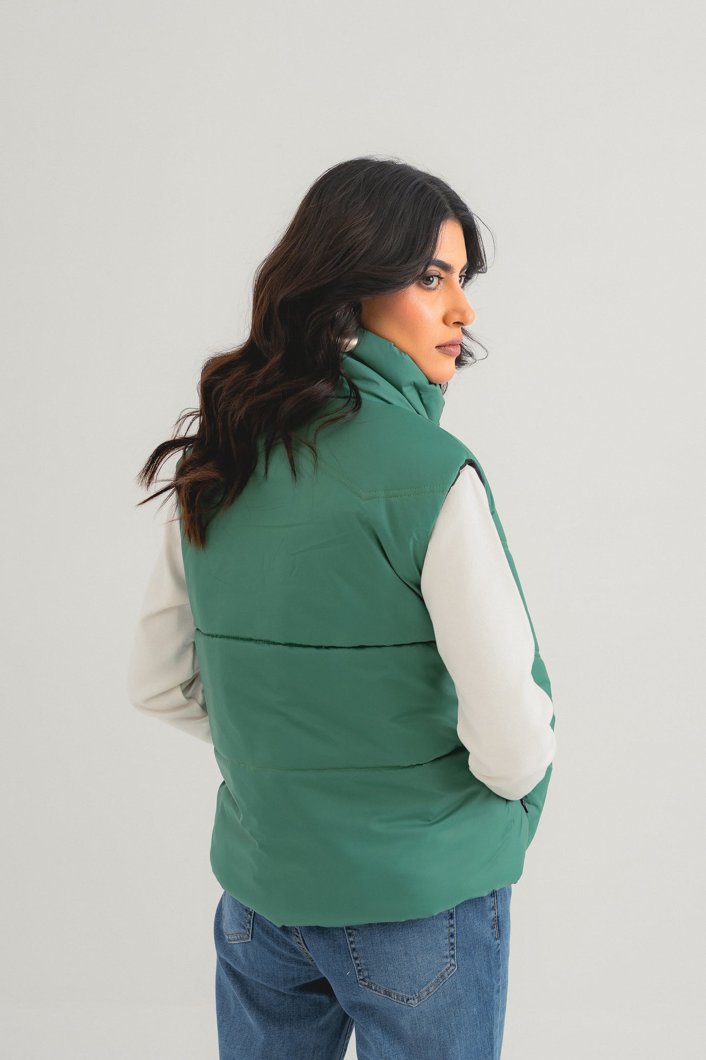 Green Puffer Jacket