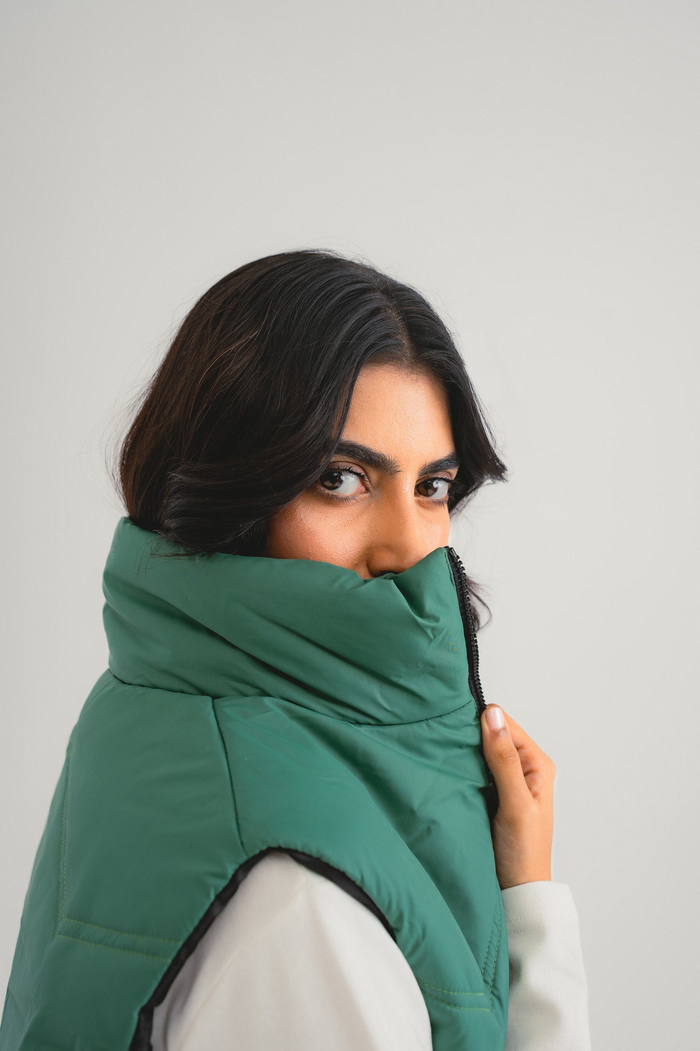 Green Puffer Jacket