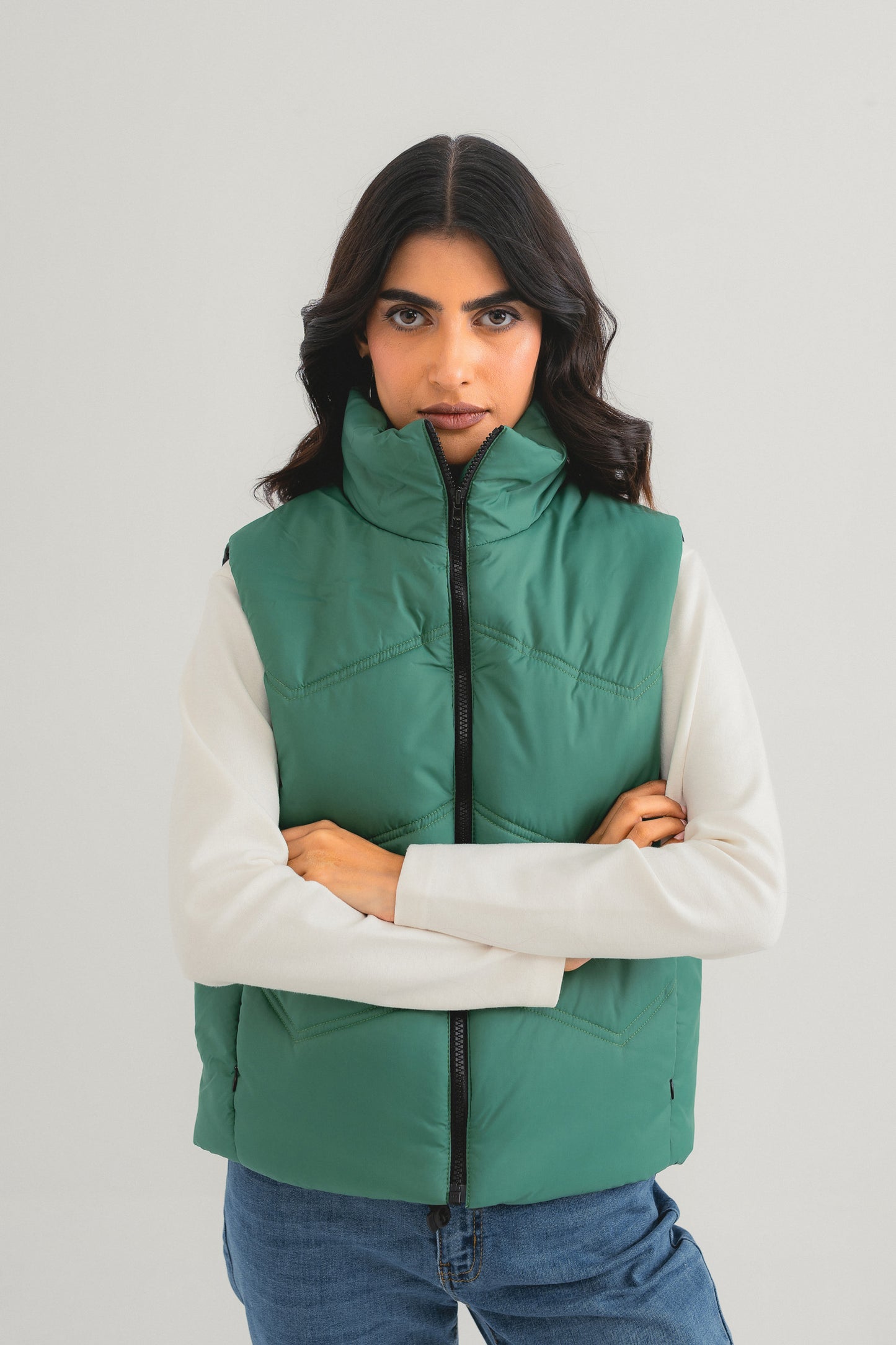 Green Puffer Jacket