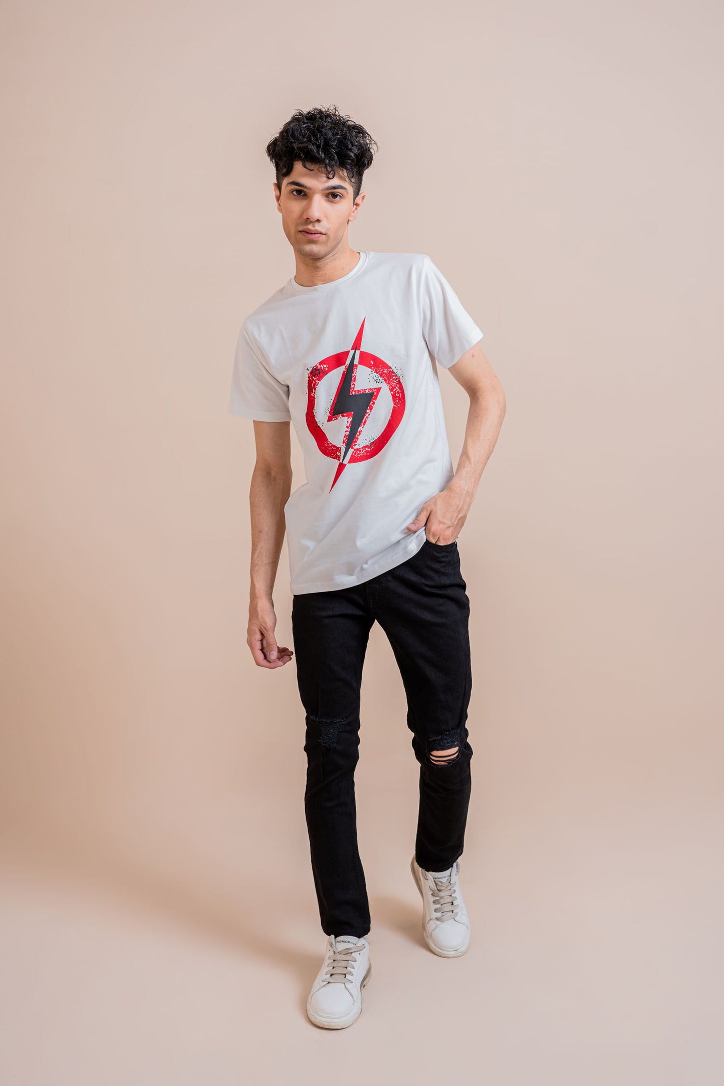 White Flash Regular Fit T-shirt