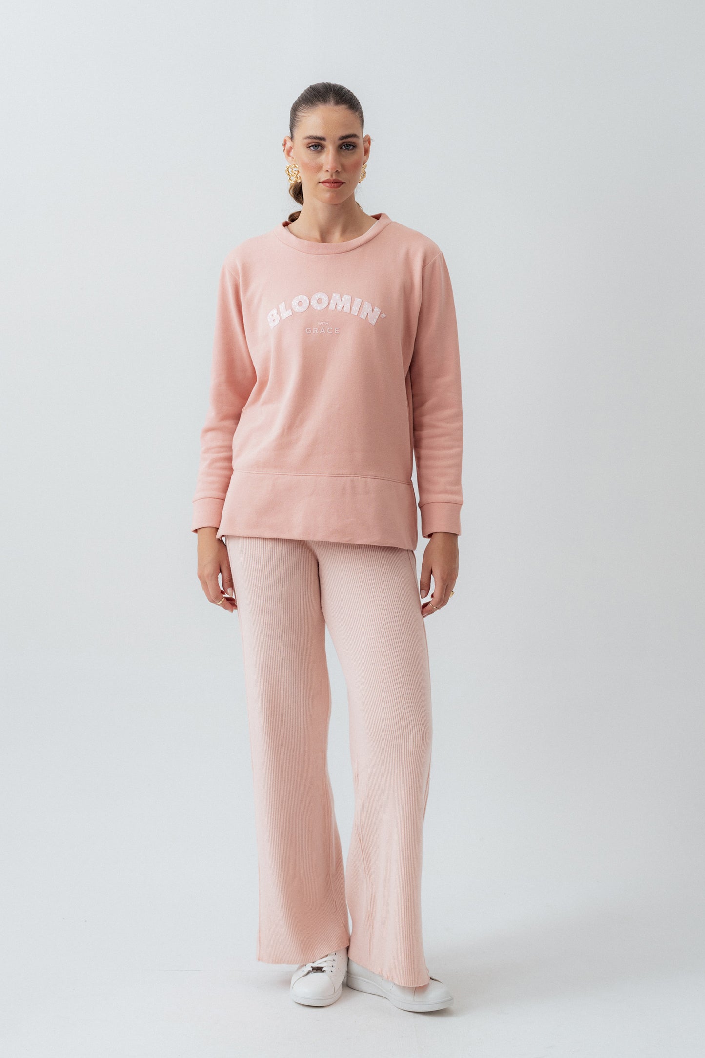 Pink Oversized Minor Fault Sweatshirt - Hustle N Holla