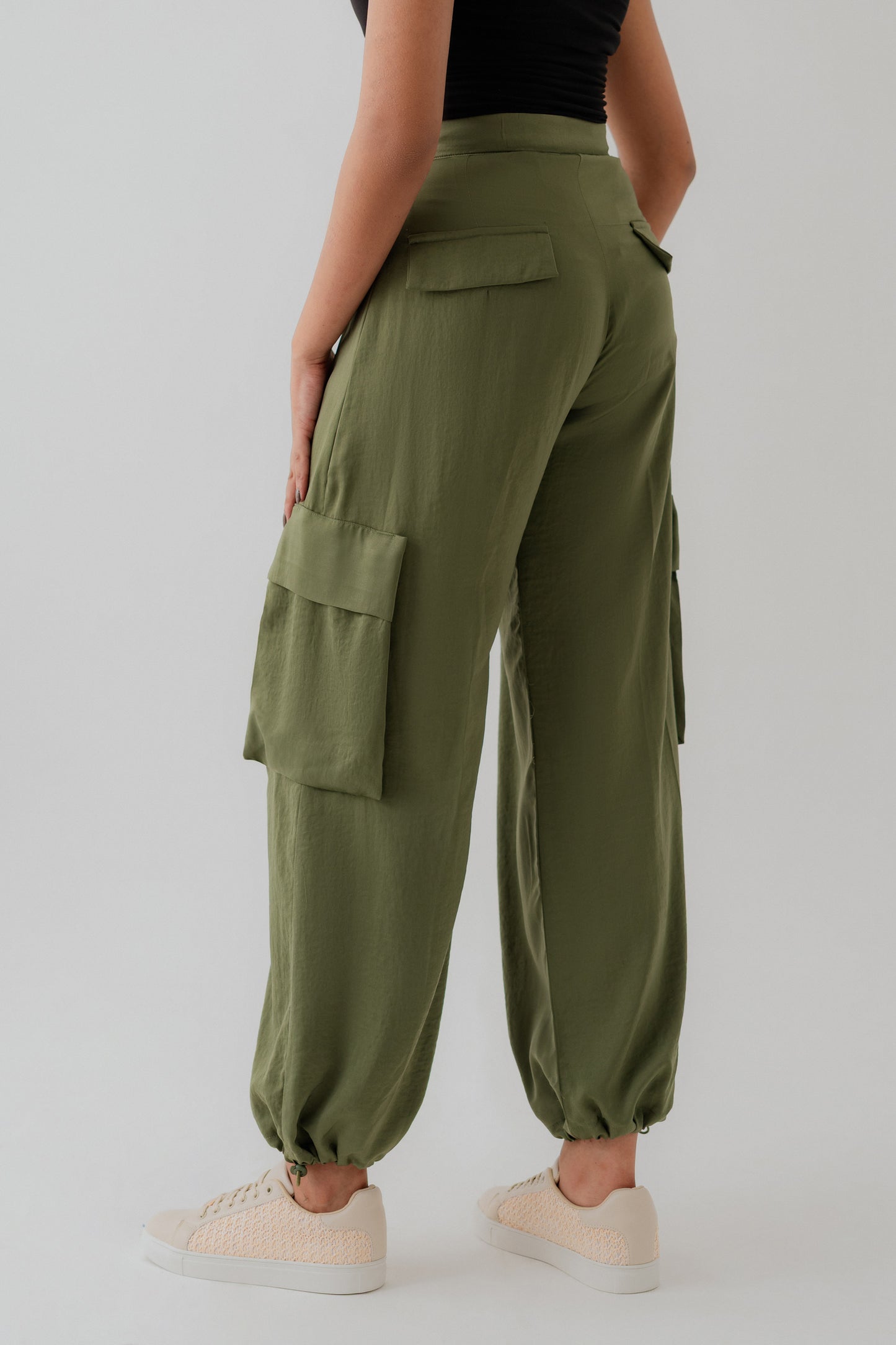 Olive Green Jogger fit Trousers - Hustle N Holla