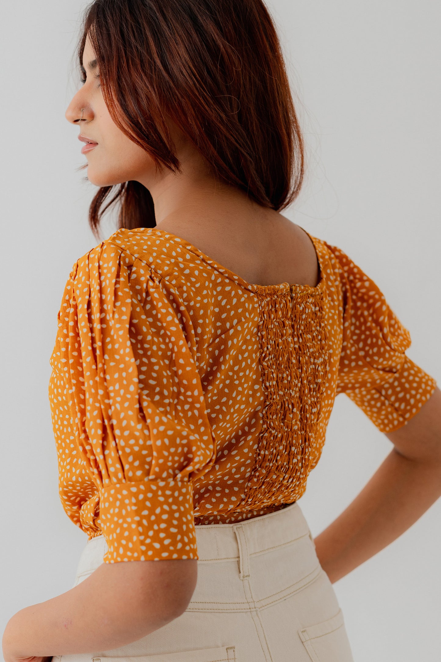 Printed Slim Fit Crop Top - Hustle N Holla