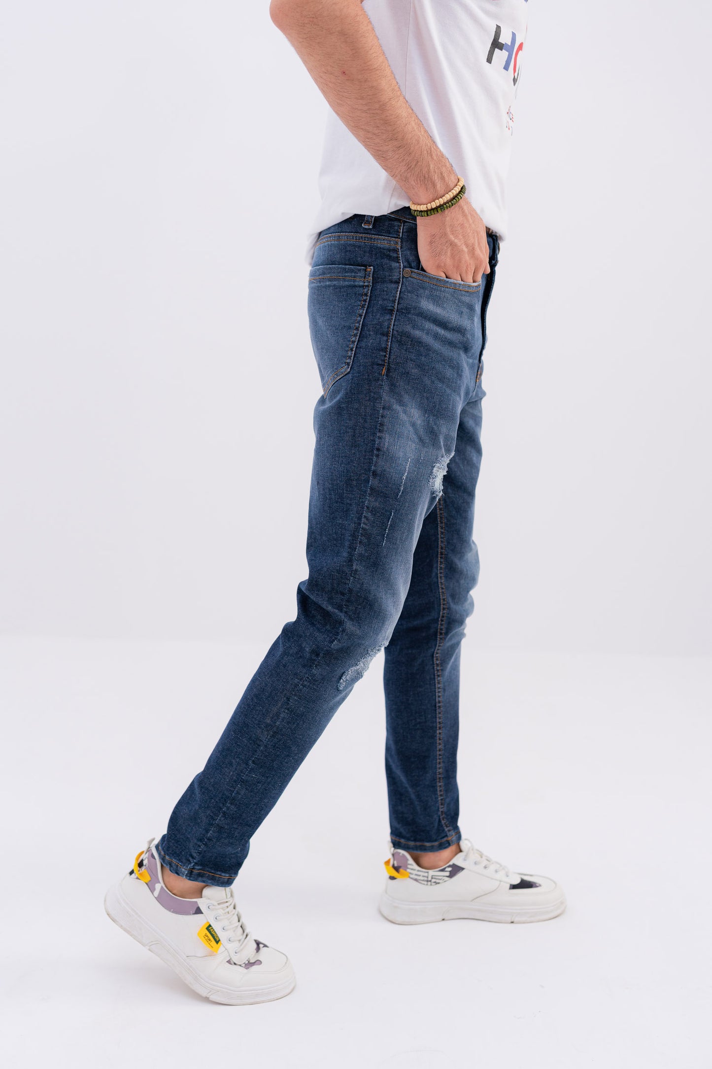 HNH Western Skinny Fit Jeans