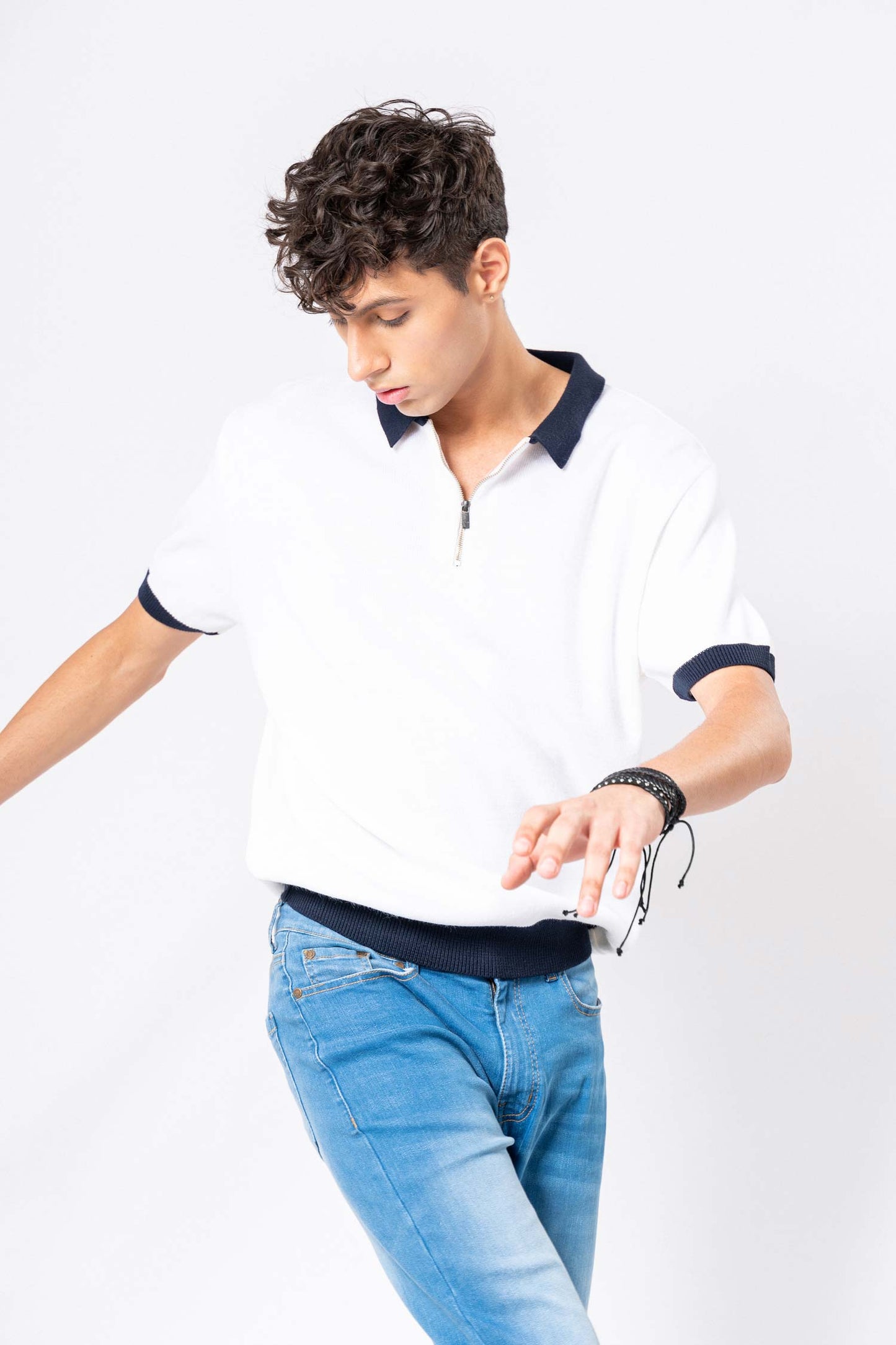 Pablo Knitted Polo Shirt - Hustle N Holla