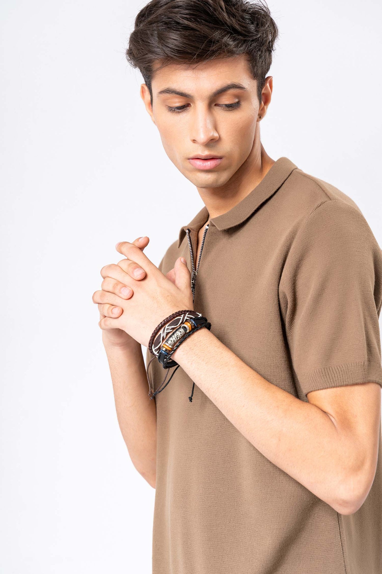 HNH Cotton knitted Polo Shirt - Hustle N Holla