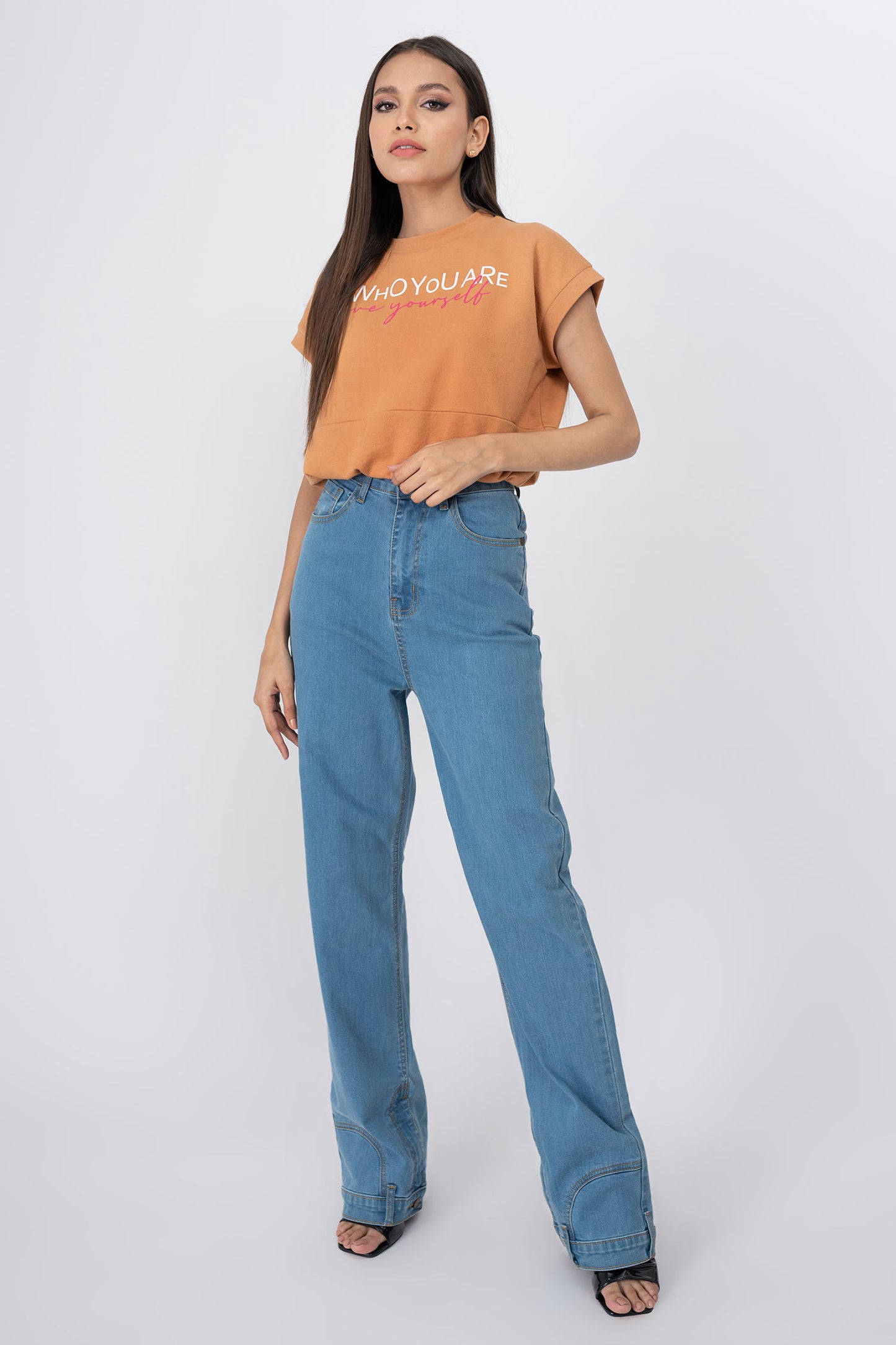 Catia Orange Sweatshirt - Hustle N Holla