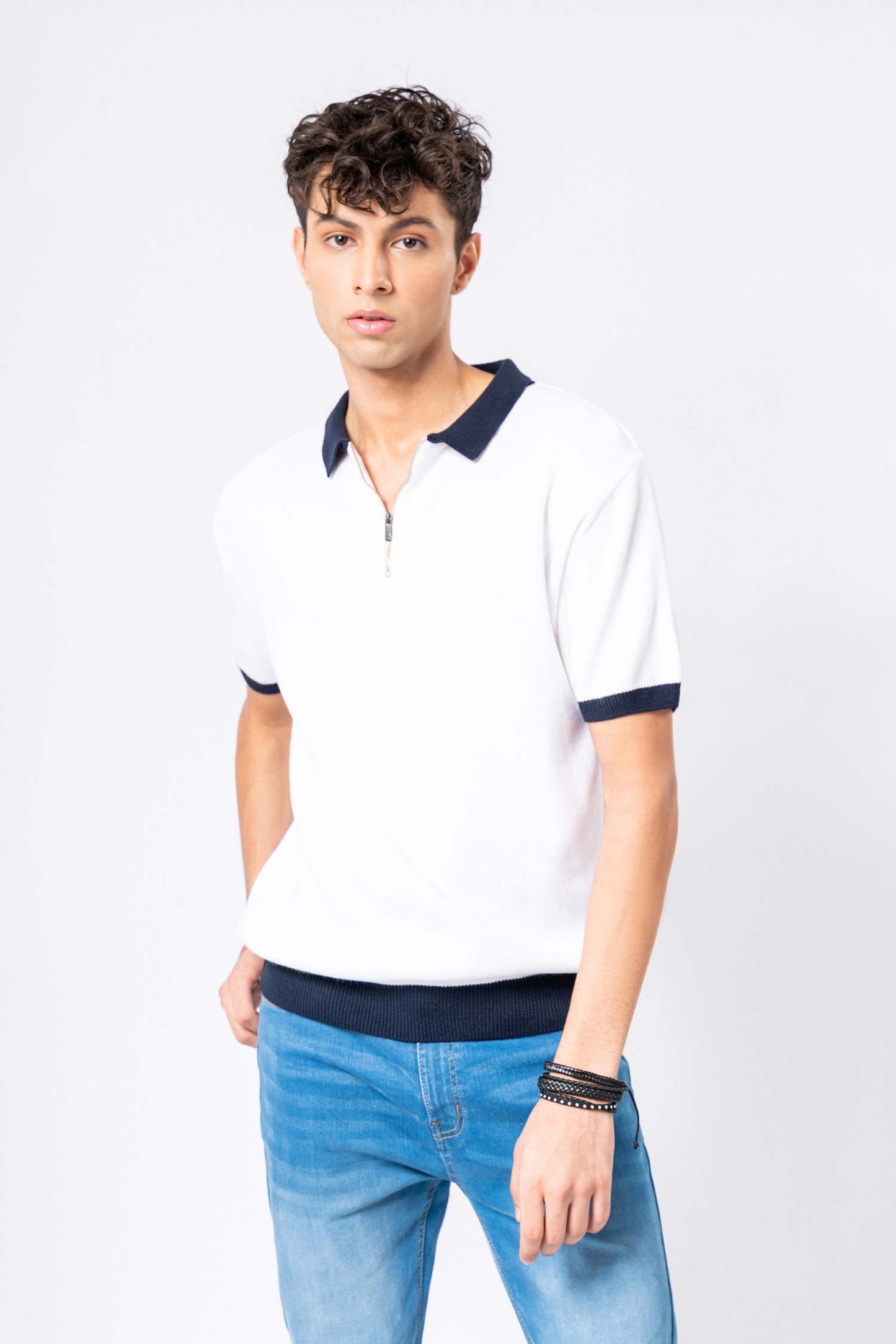 Pablo Knitted Polo Shirt - Hustle N Holla