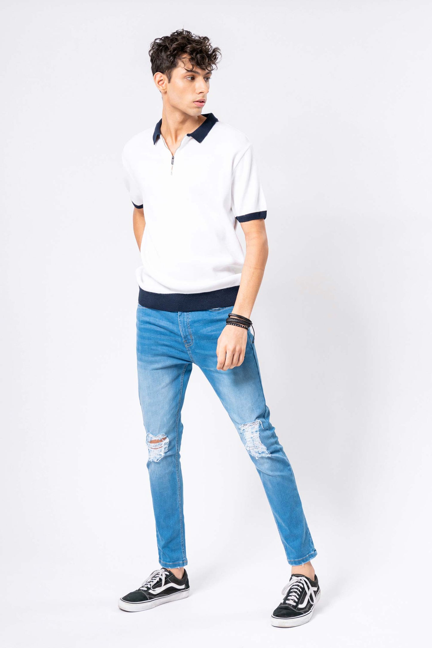 Pablo Knitted Polo Shirt - Hustle N Holla