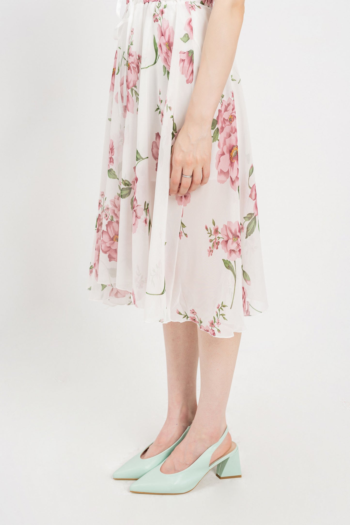 Floral Minor Fault Printed Skirt - Hustle N Holla