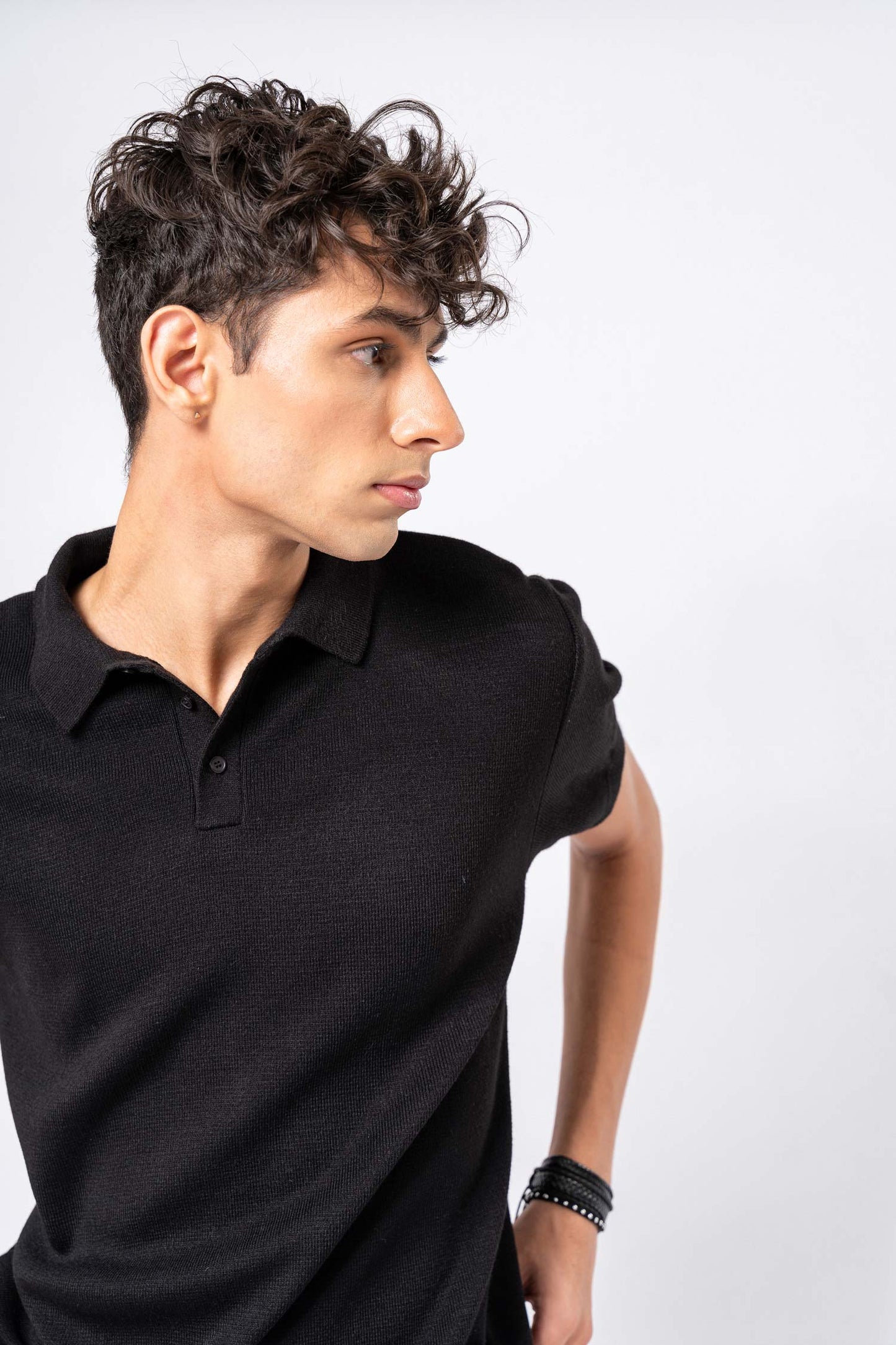 Sea Island Knitted Polo Shirt - Hustle N Holla