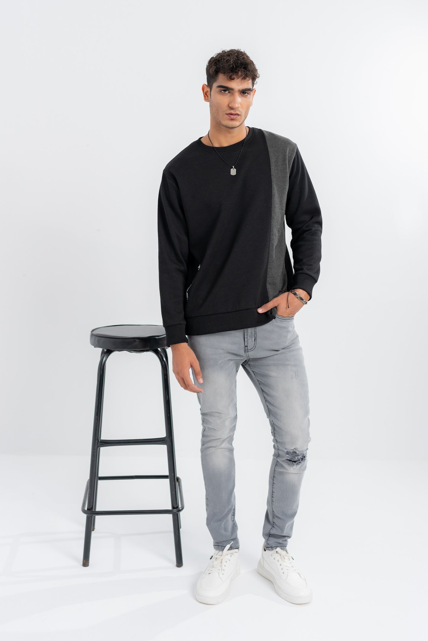 Black & Grey Sweatshirt