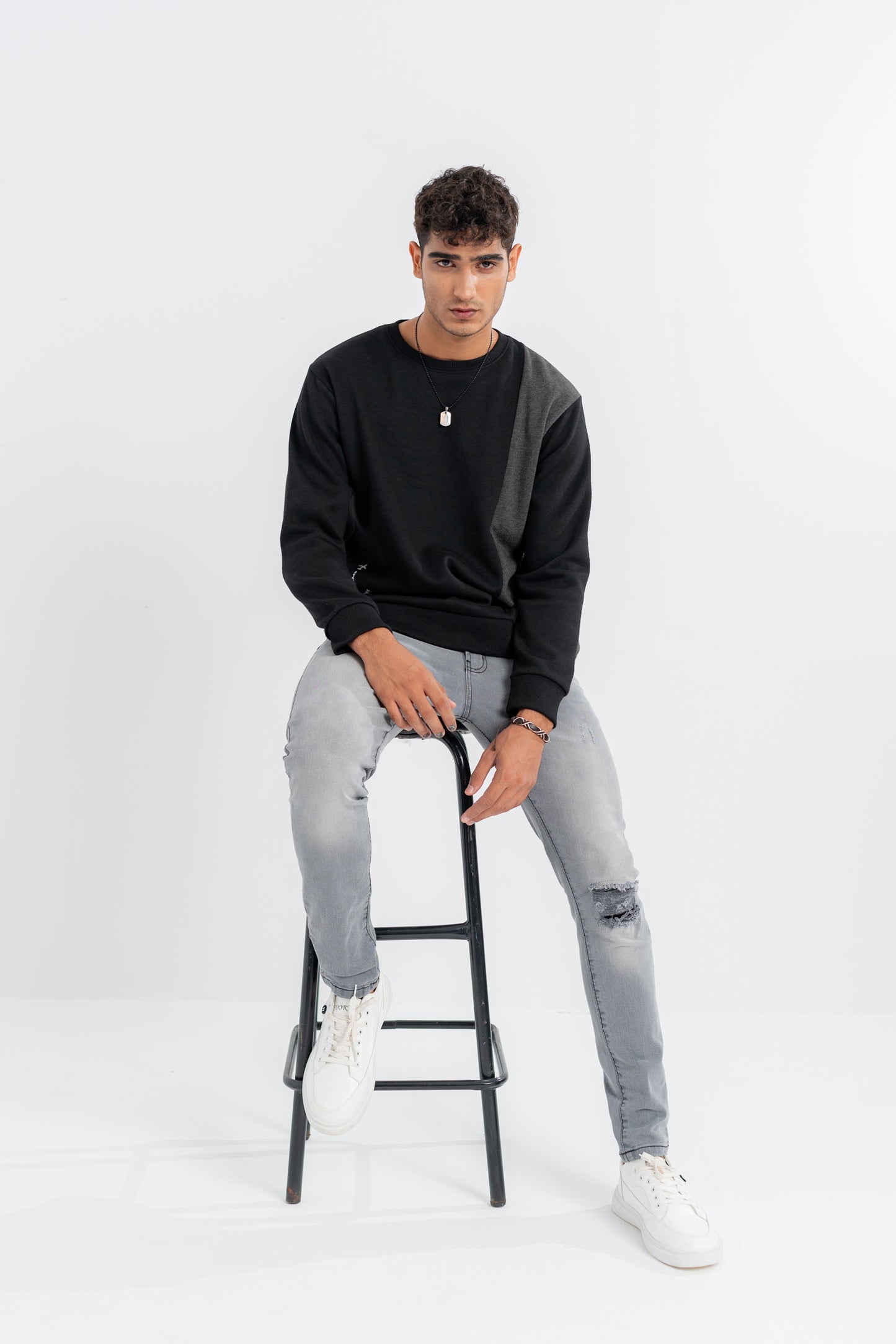 Black & Grey Sweatshirt