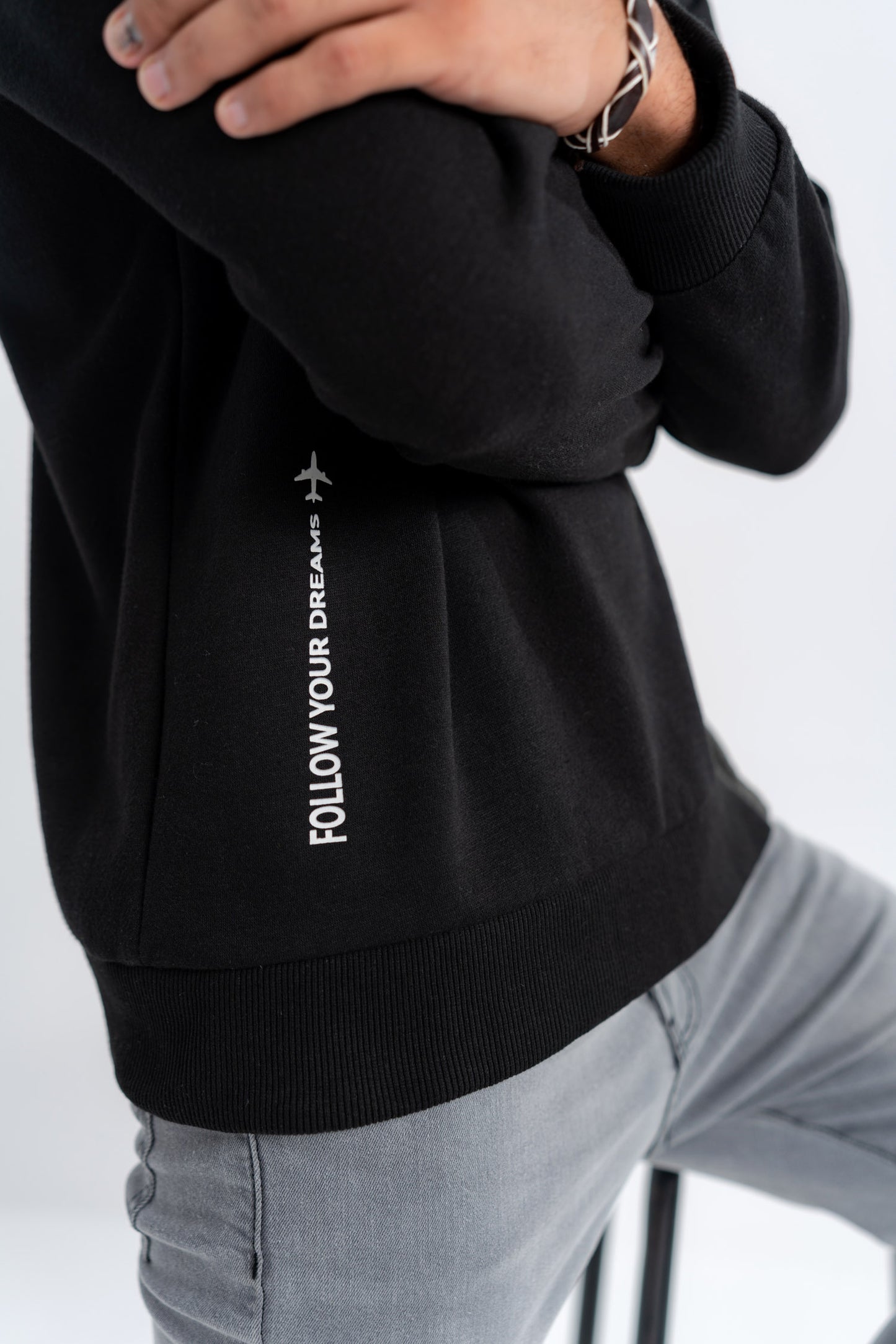 Black & Grey Sweatshirt