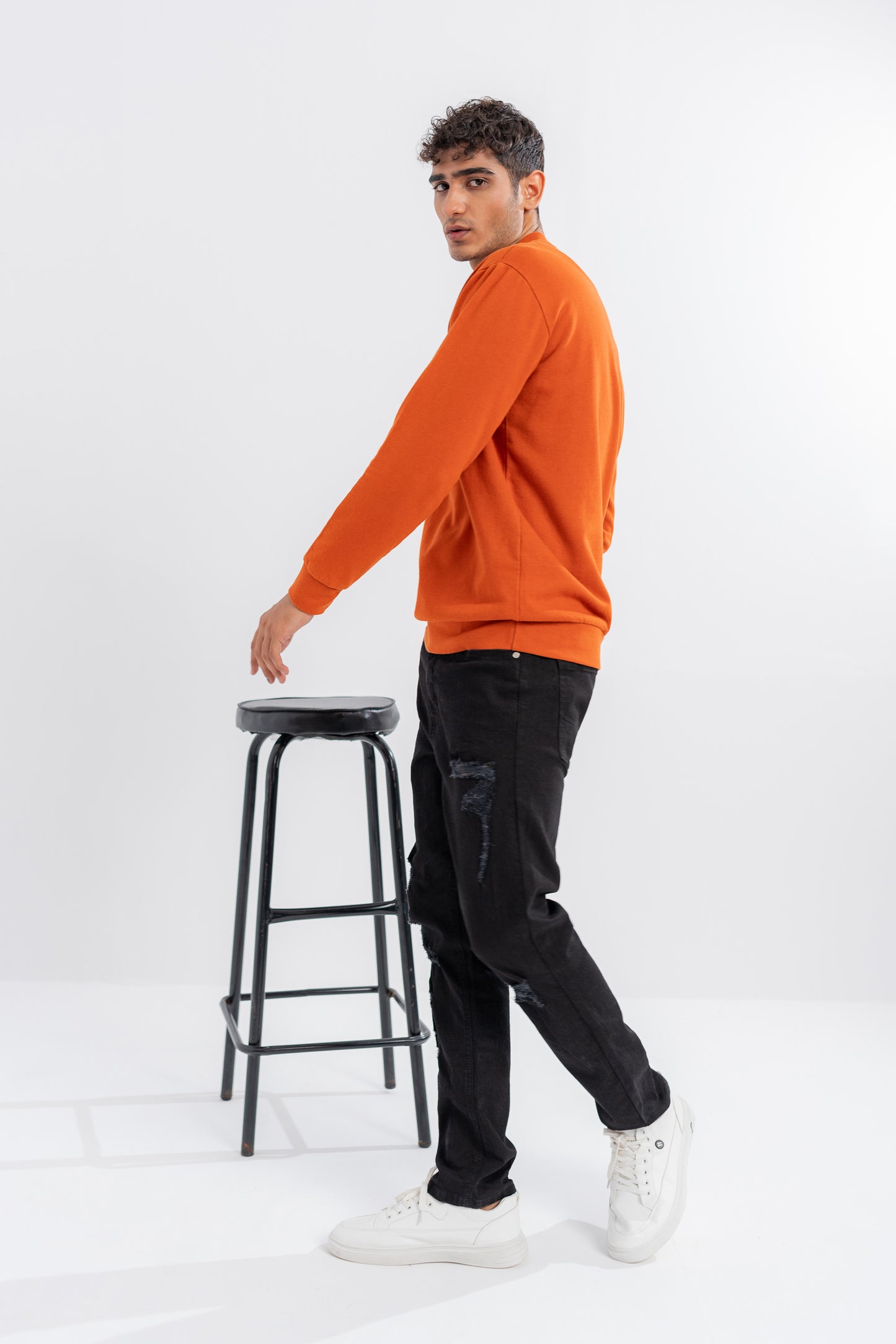 Deep Orange Sweatshirt