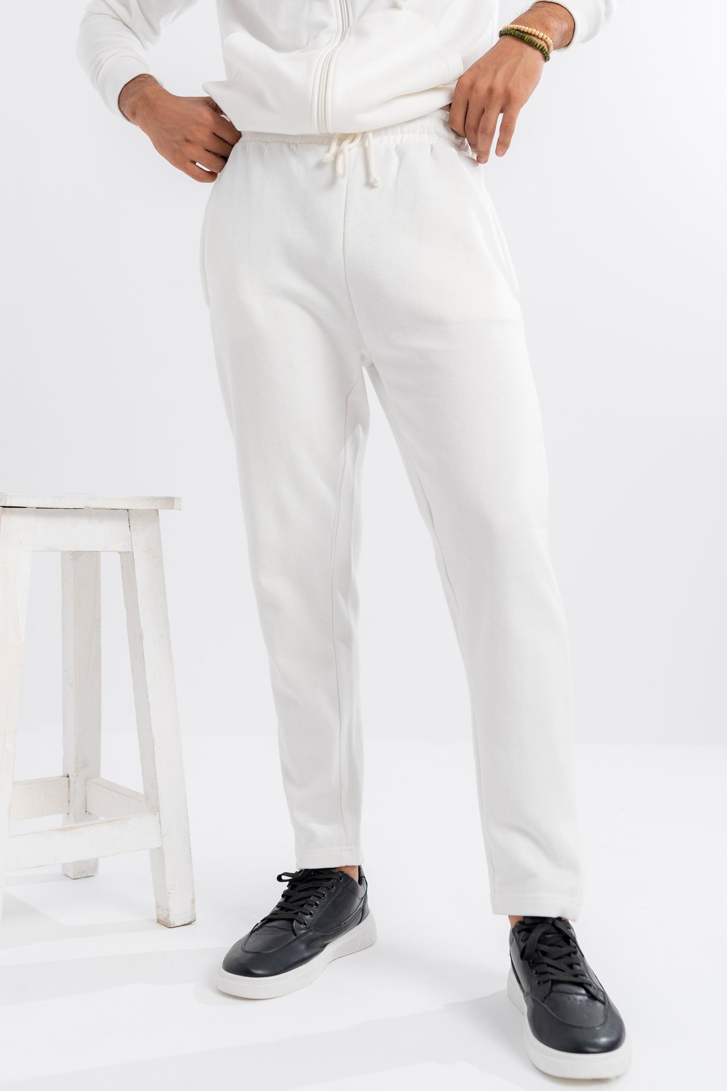 White Jogger Pants