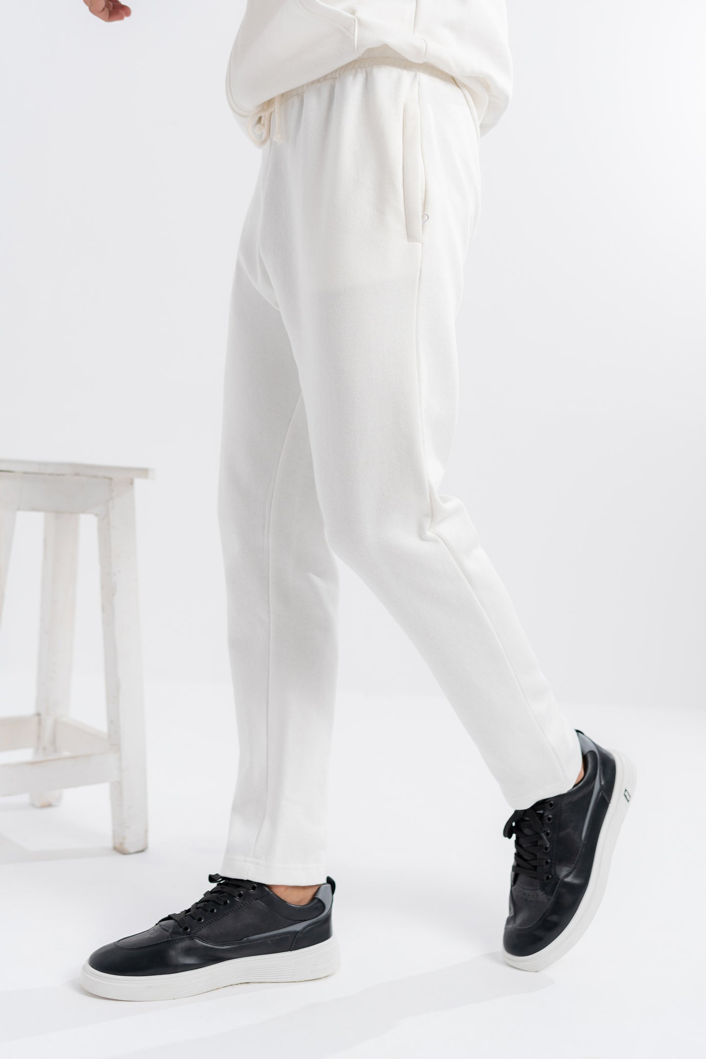 White Jogger Pants