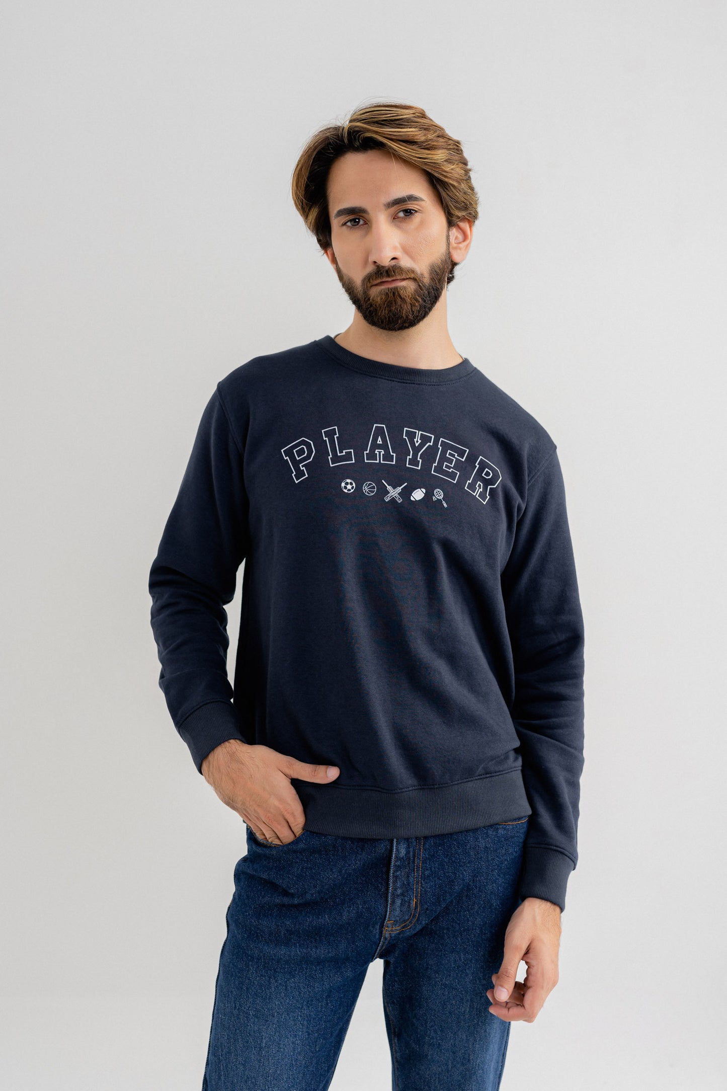 Navy Blue Sweatshirt