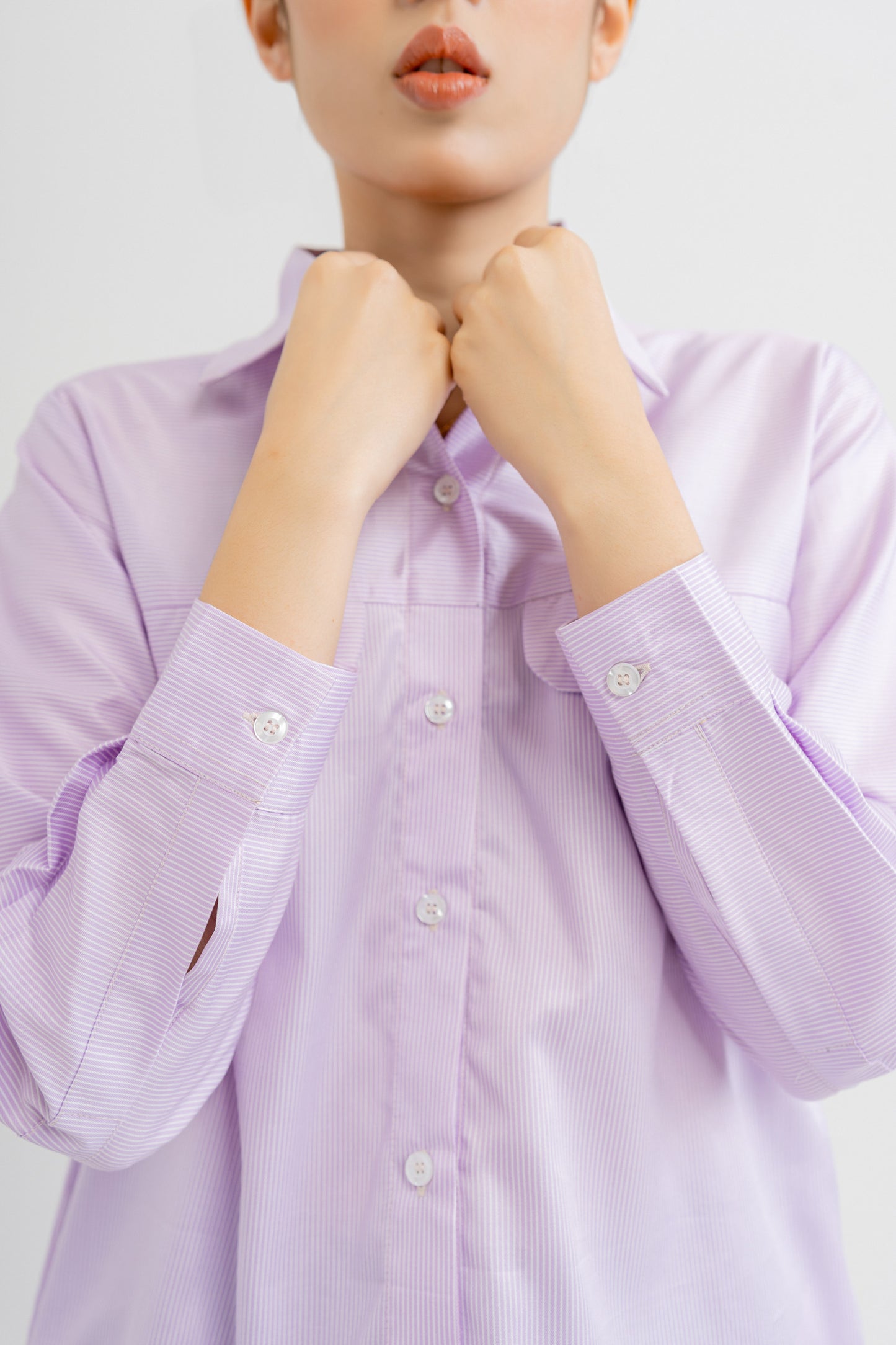 Lilac Button-down Shirt