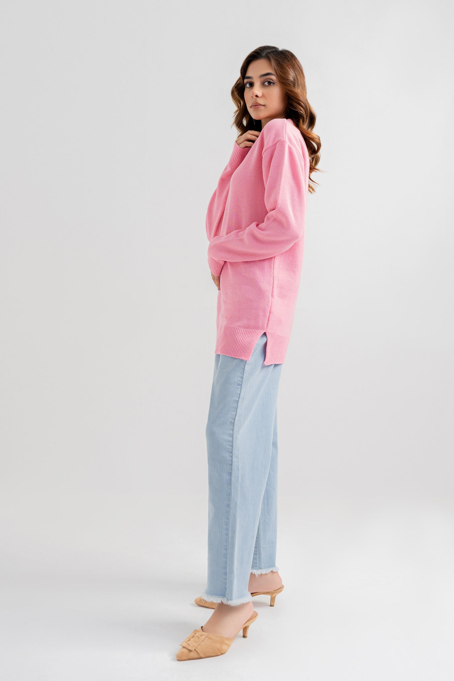 Pink Sweater
