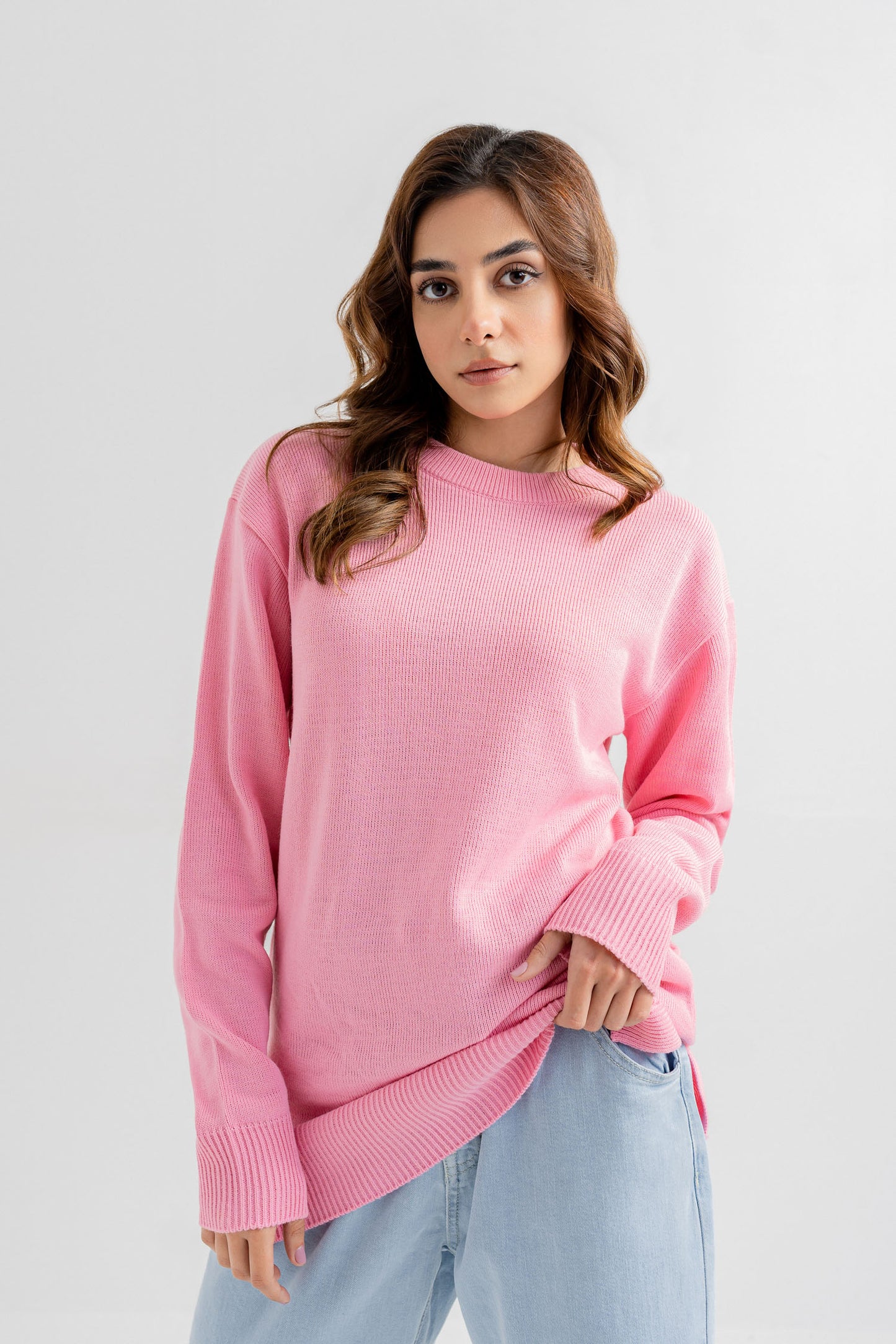 Pink Sweater