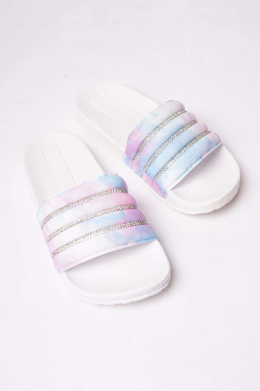 White Lsabelle Flats - Hustle N Holla