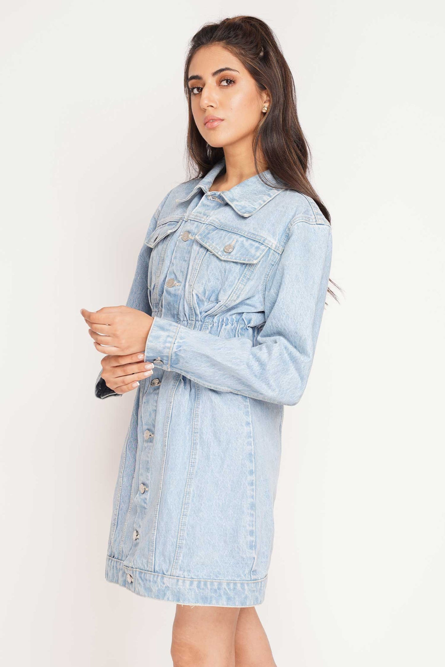 HNH Madonna Denim Dress - Hustle N Holla