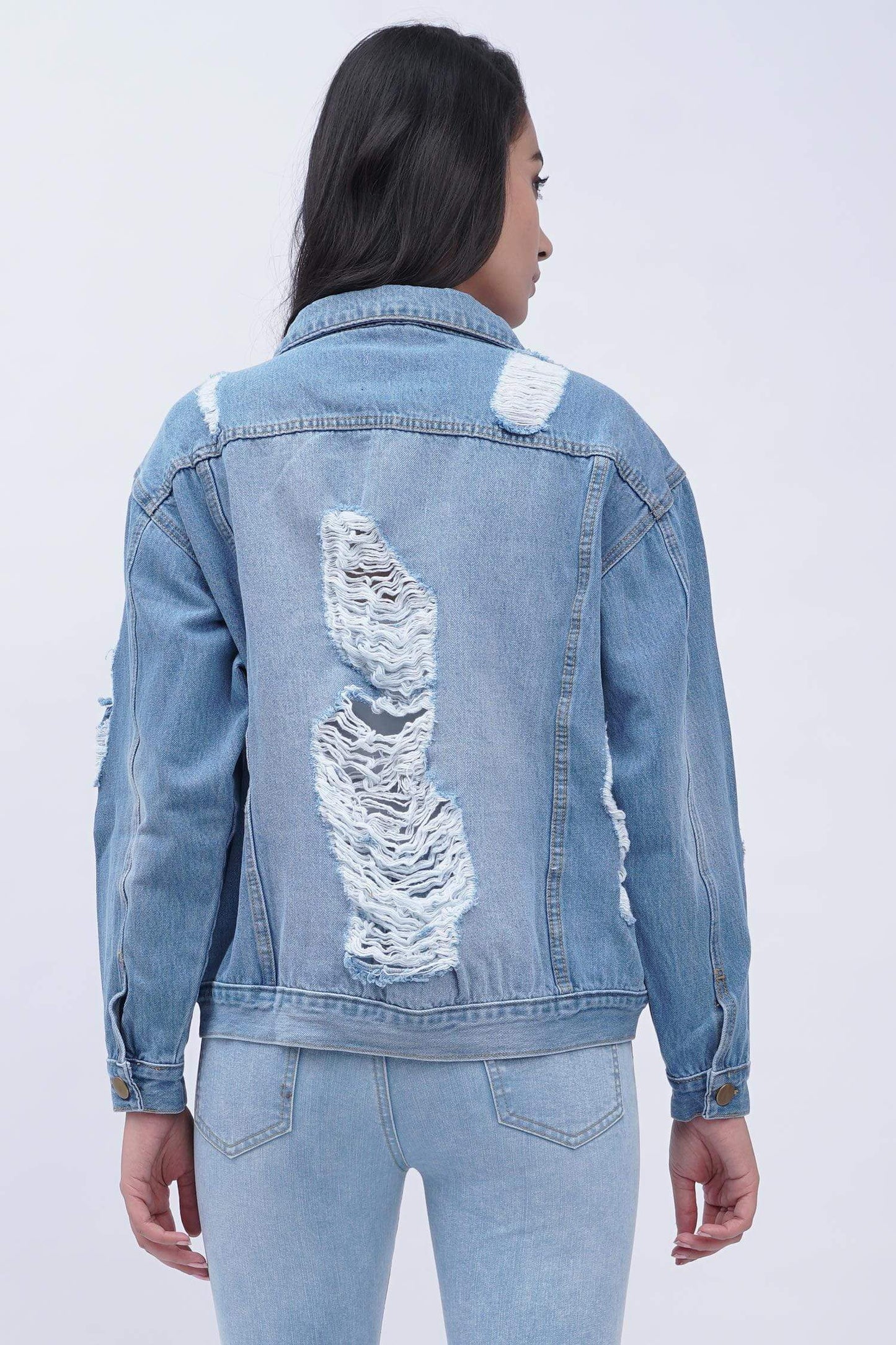 Oversized Minor Fault Denim Jacket - Hustle N Holla