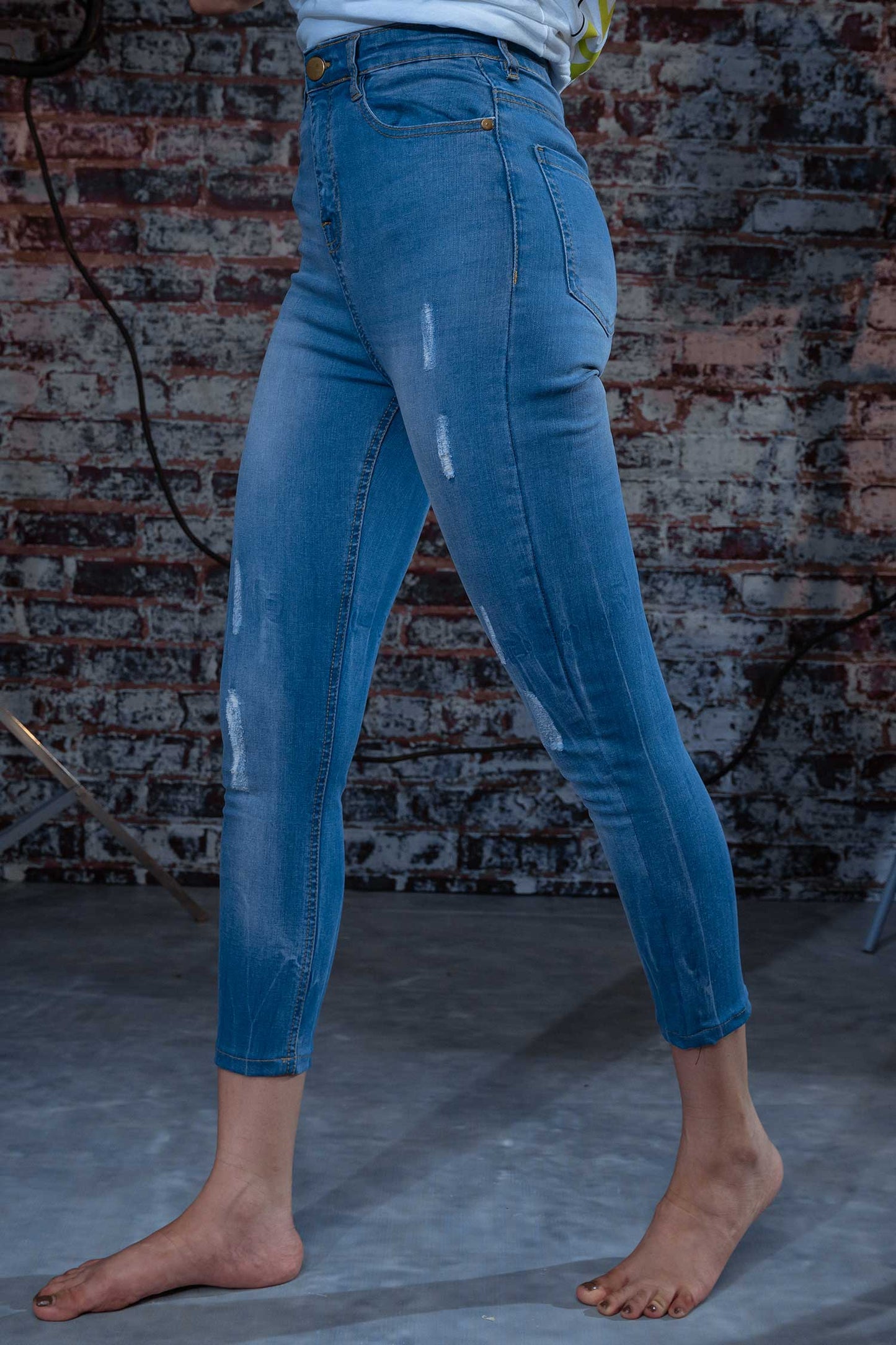 Ophelia Distressed Minor Fault Jeans - Hustle N Holla