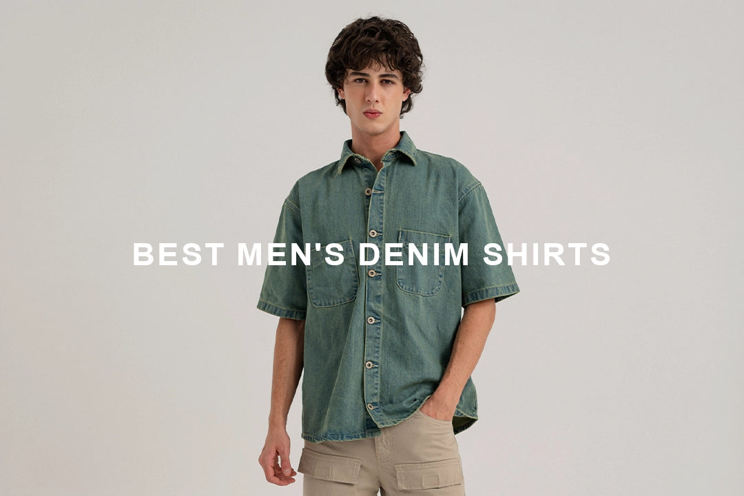 Best Men's Denim Shirts Online at Hustle N Holla -2025