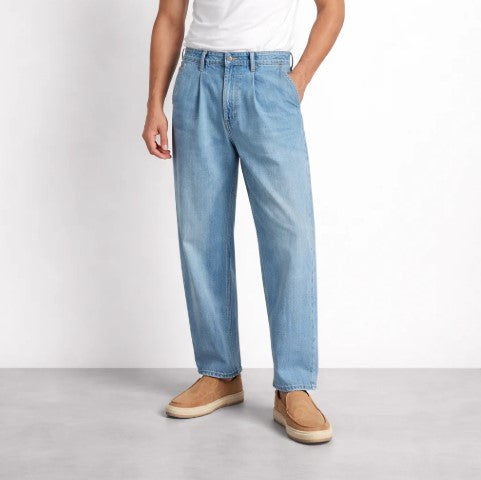 wide leg tapered jeans pakistan