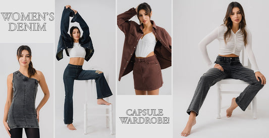 Women's Denim Capsule Wardrobe 2024