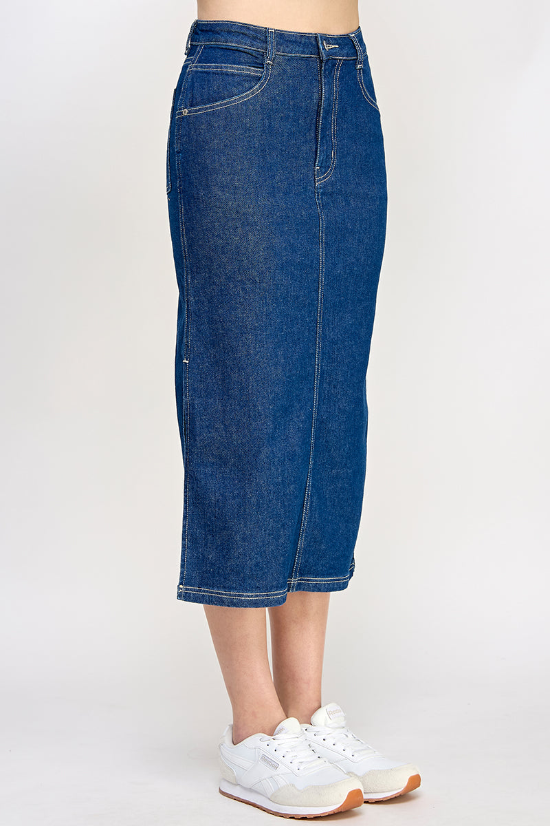 Natalie Denim Skirt - Hustle N Holla