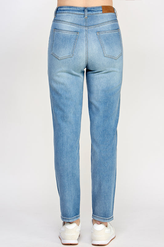 Mid-Blue Denim Jeans